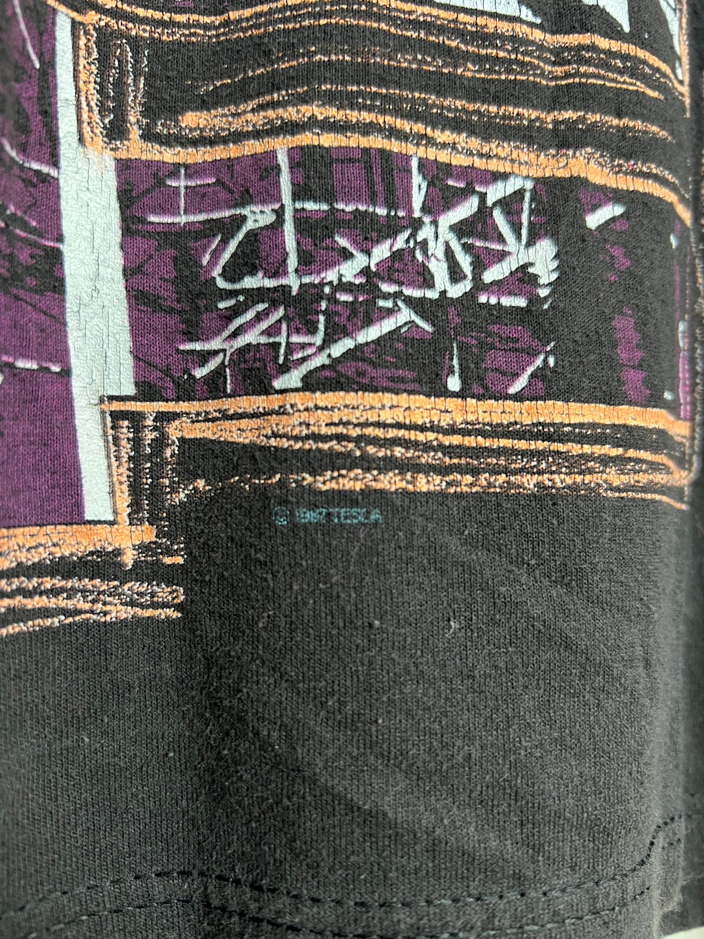 Vintage 1987 Tesla Tour Tee