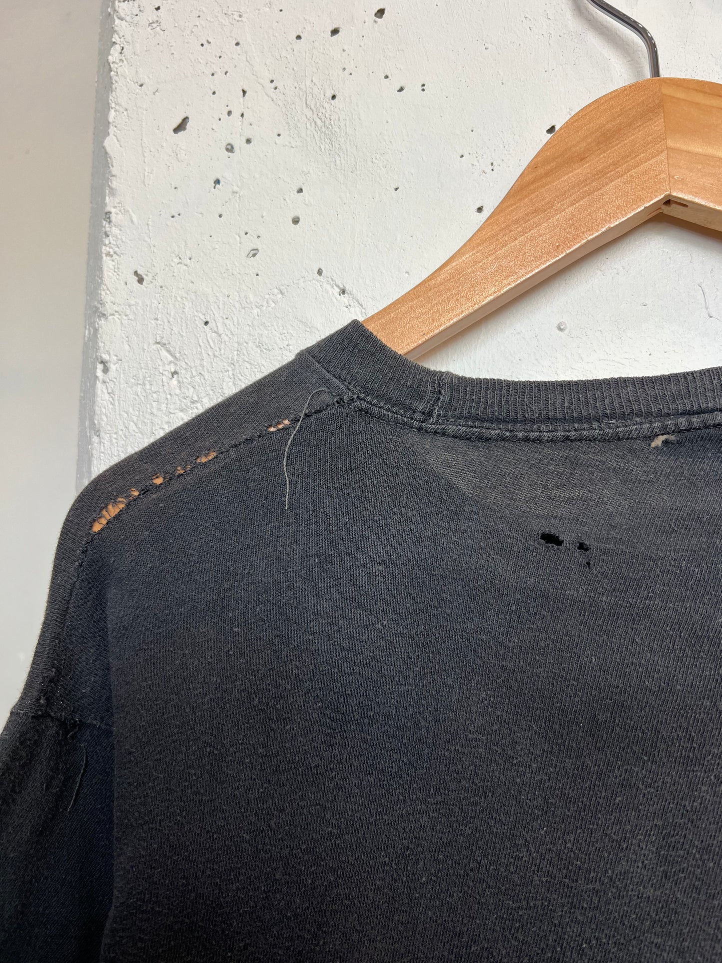 Vintage 1980s Def Leppard Parking Lot Bootleg Tee Distressed