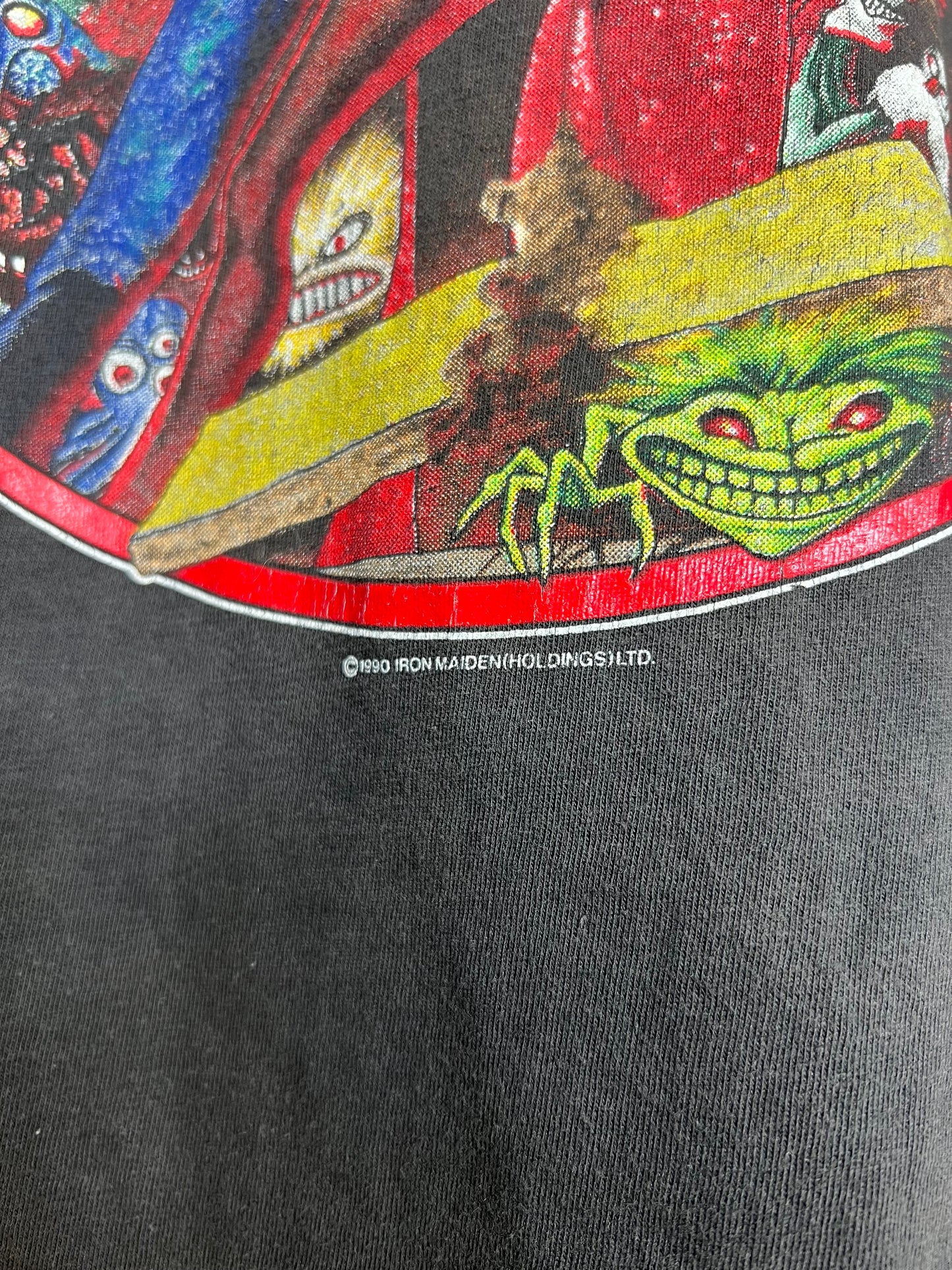 Vintage 1990 Iron Maiden “ Bring Your Daughter To The Slaughter” Tee