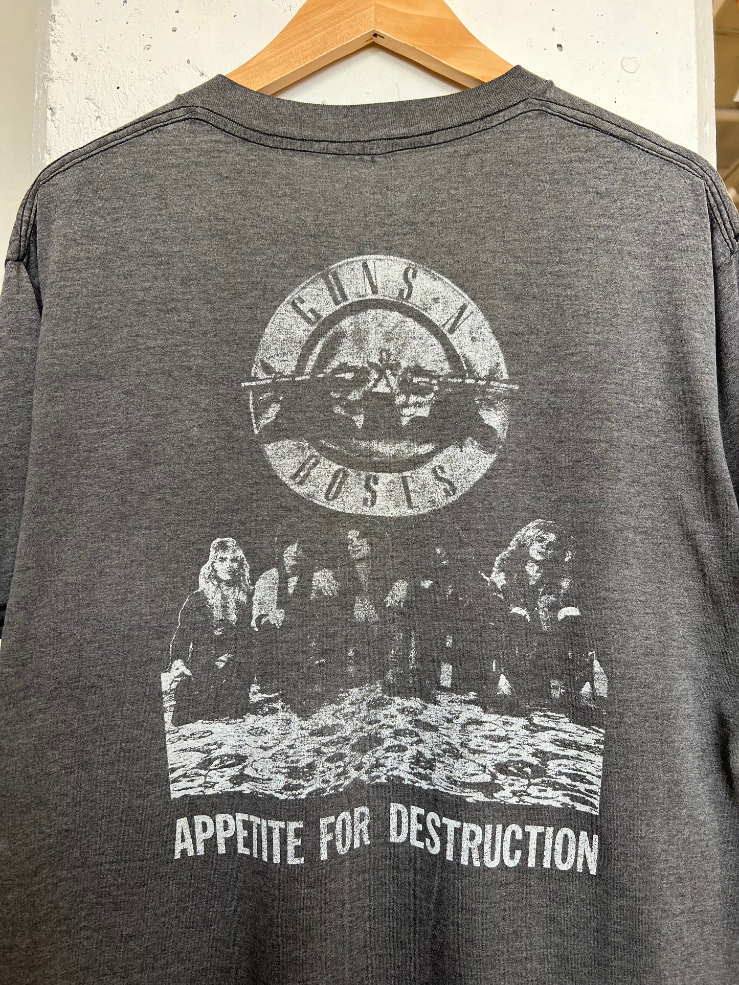 Vintage Guns N’ Roses “Appetite For Destruction” Tee Paper Thin Faded Tee