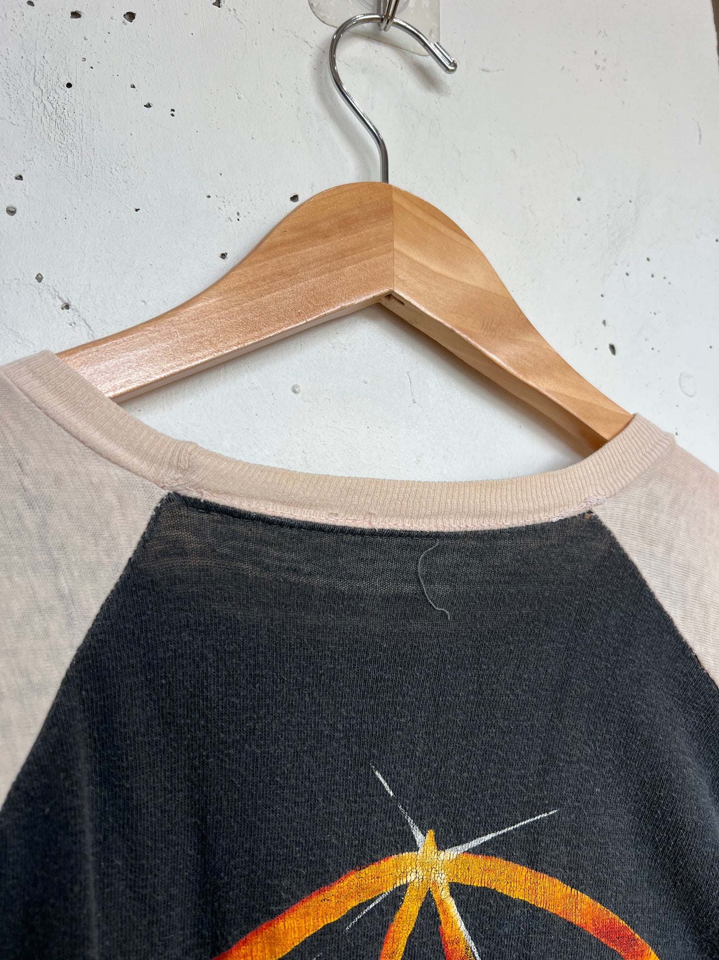 Vintage 80s Rush Parking Lot Bootleg Concert Raglan Tee