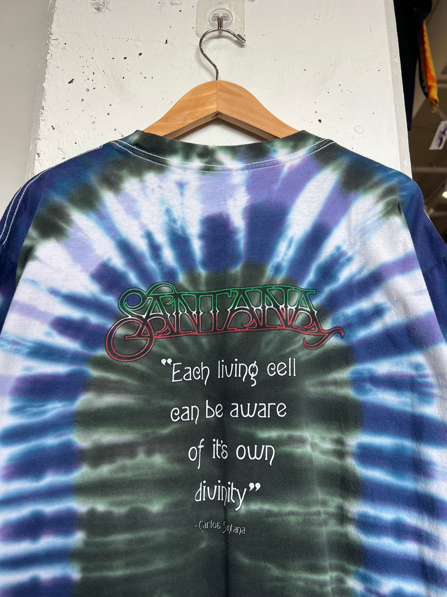 Vintage 1999 Carlos Santana Tie Dye Tee