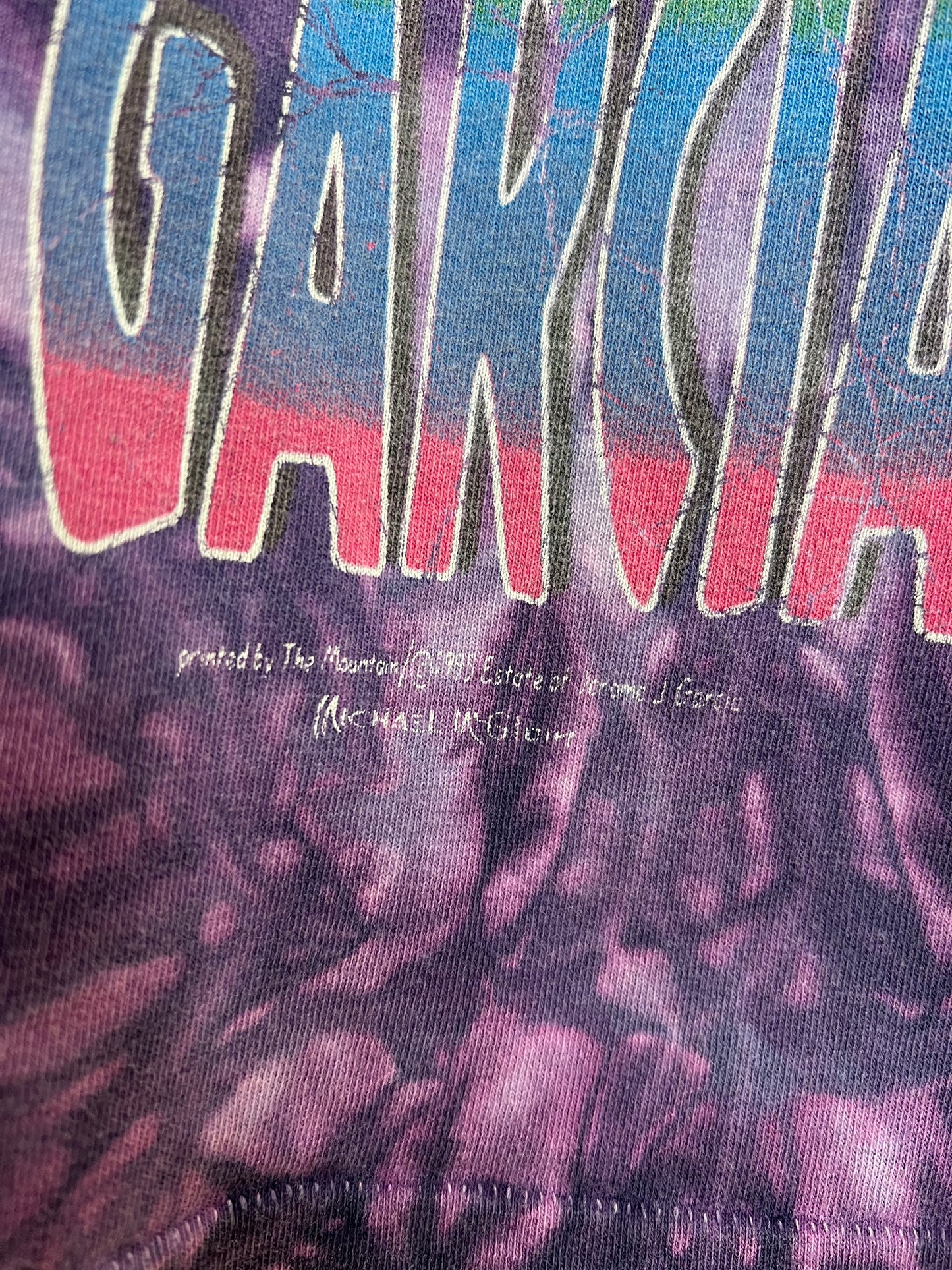 Vintage 1995 Jerry Garcia Grateful Dead Tie Dye Tee
