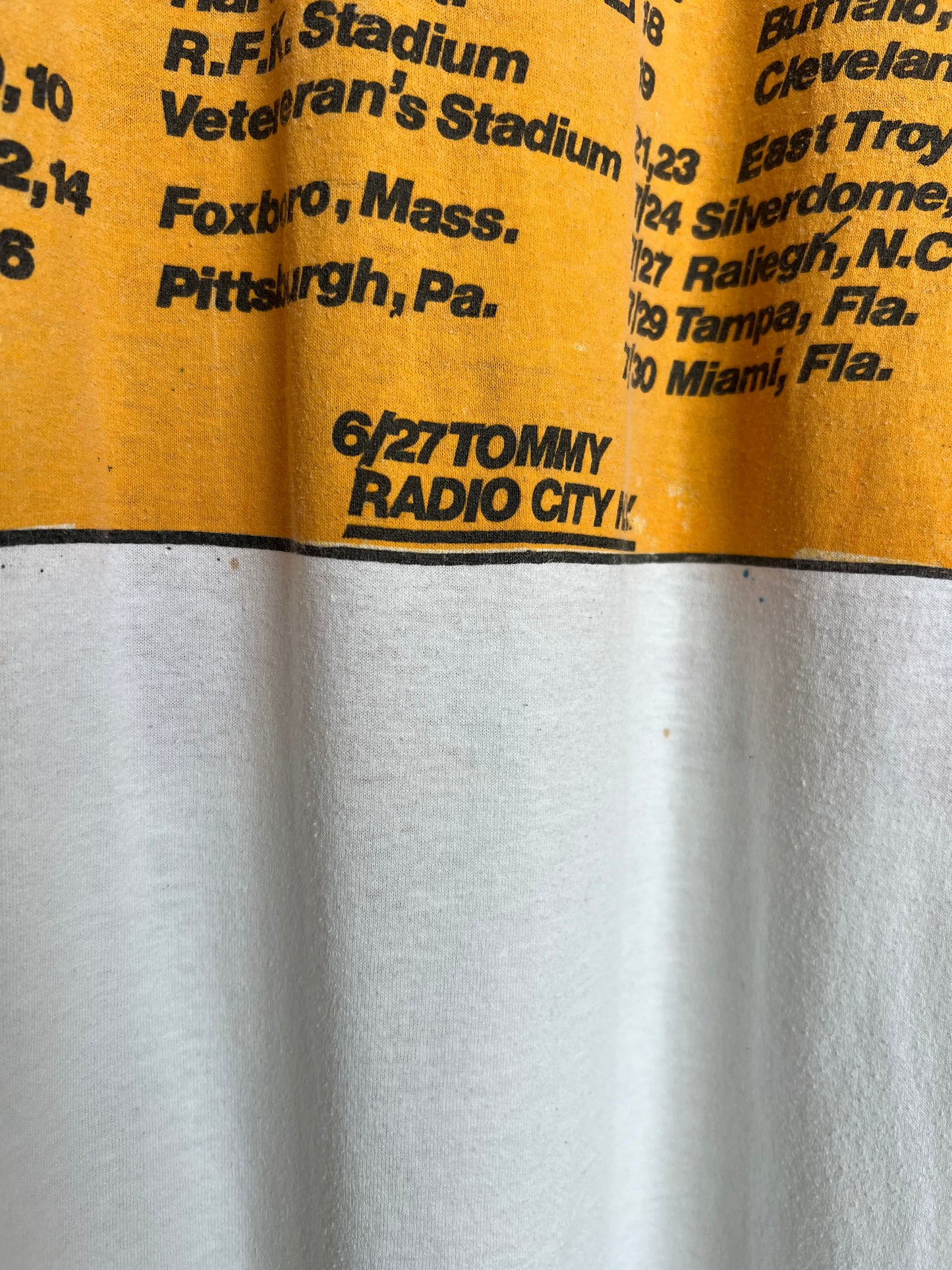 Vintage 1989 The Who Tee