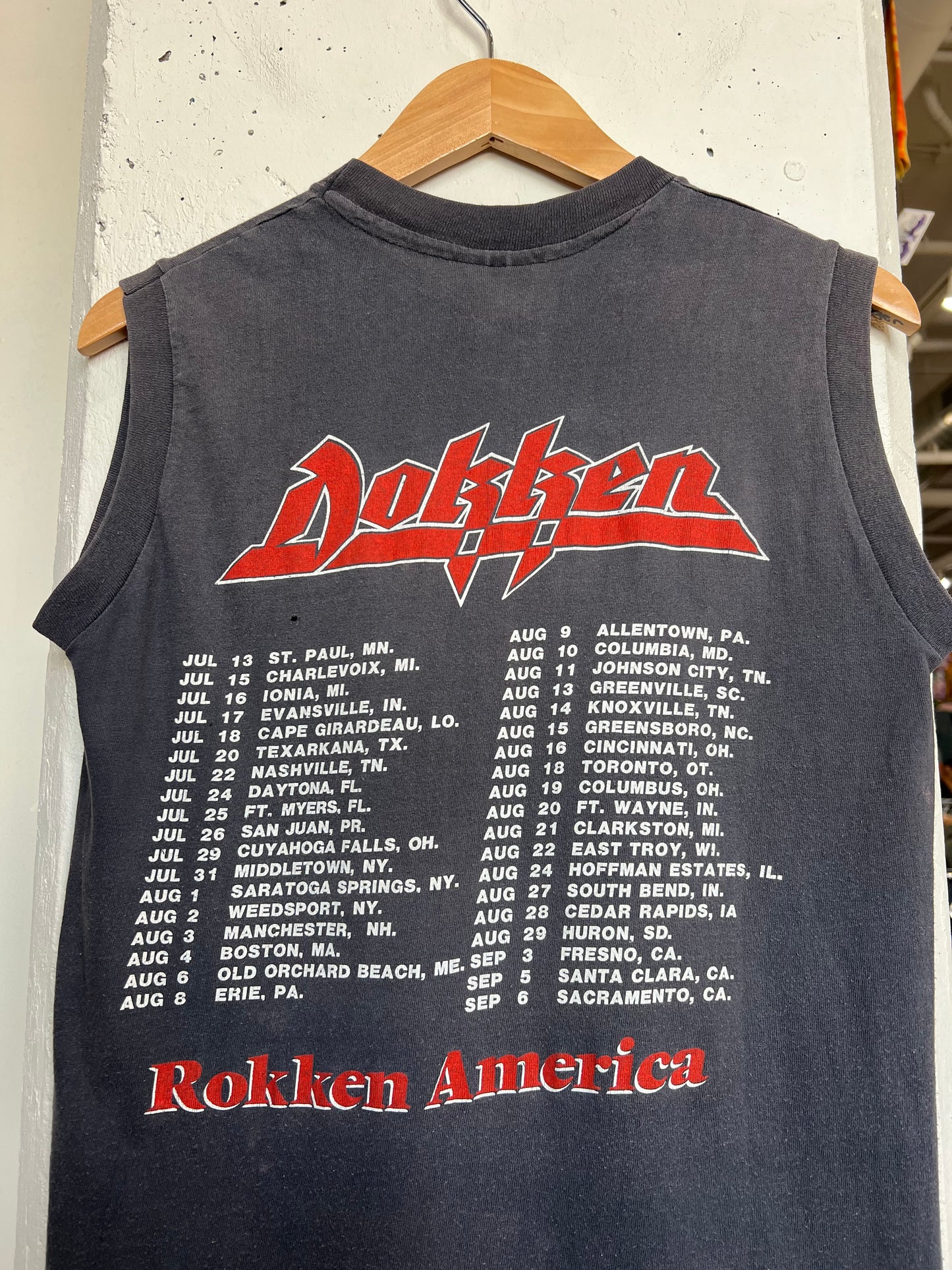 Vintage 1985 Dokken Tour Tee
