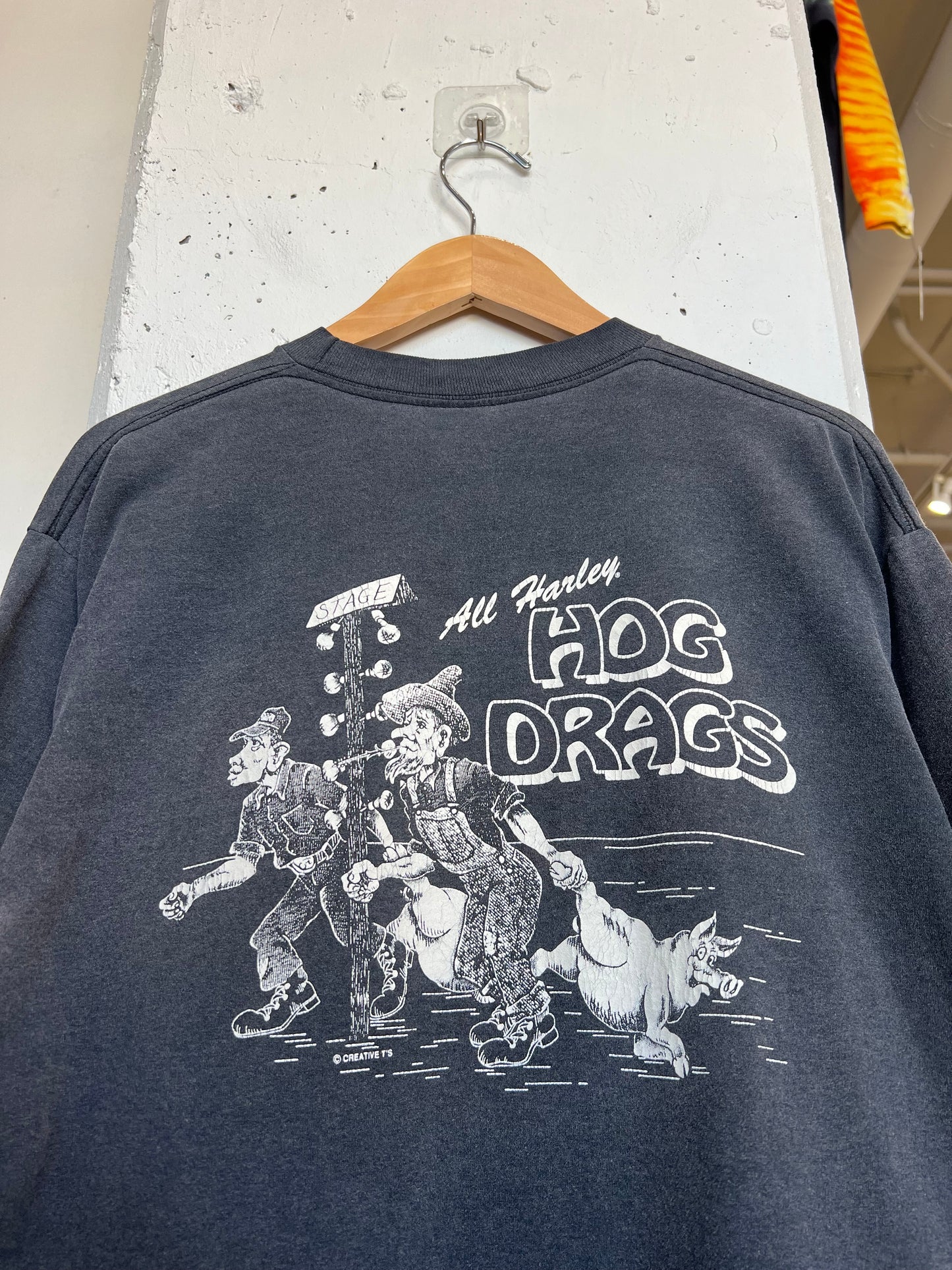 Vintage 90s Loud Pipes Save Lives Biker Tee