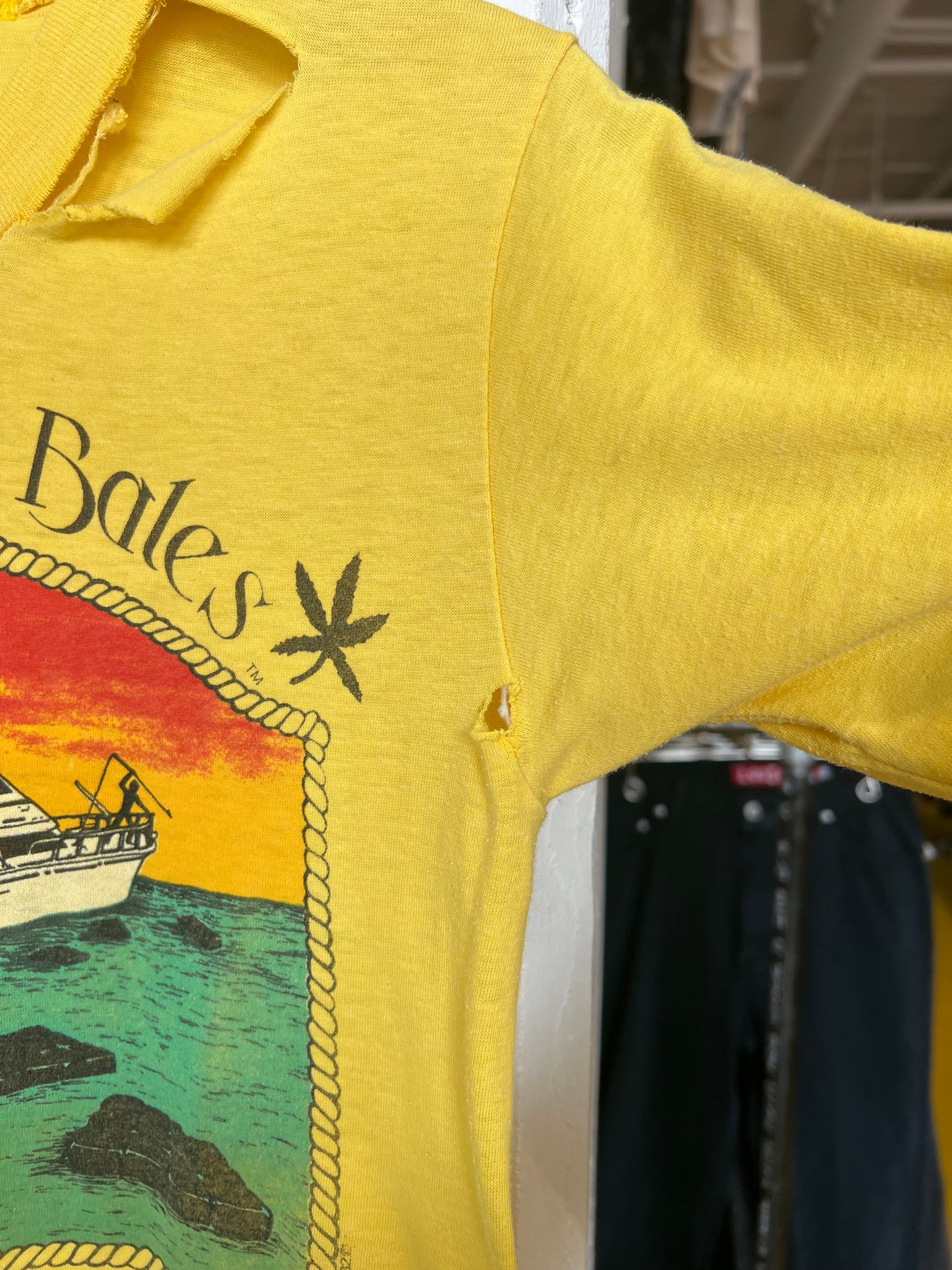 Vintage 80s Thrashed "Save The Bales" Tee