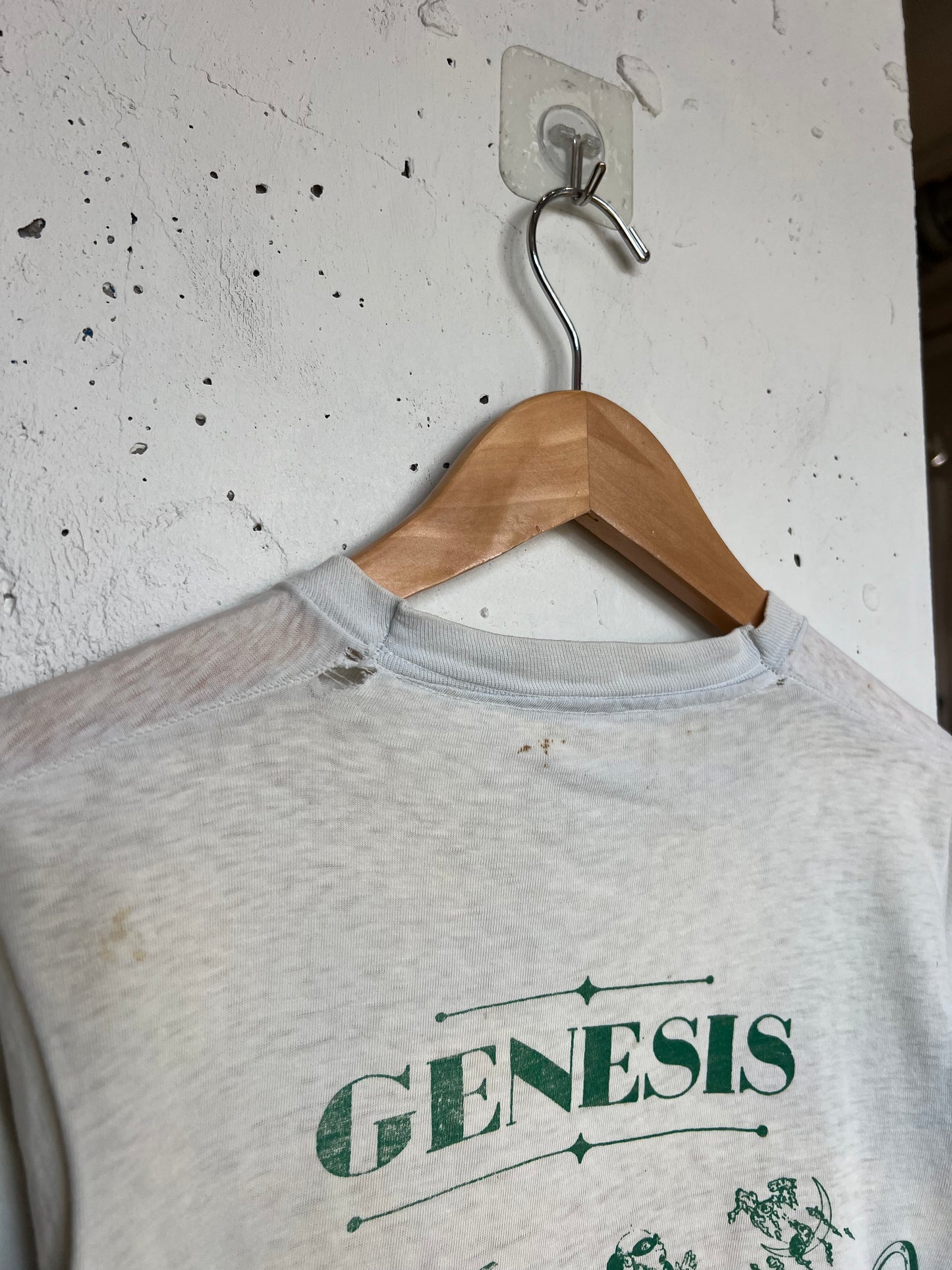 Vintage 80s Genesis Thrashed Tie Dye Tour Tee