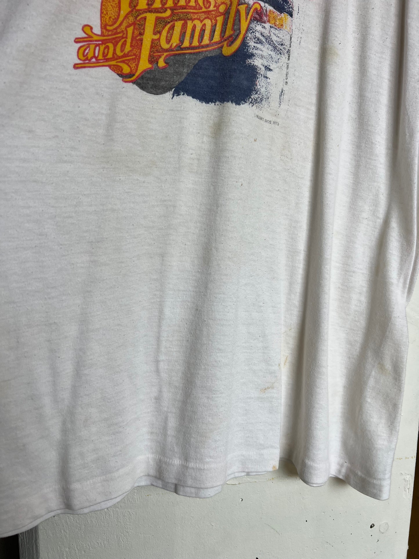 Vintage 1978 Willie Nelson Ringer Tee