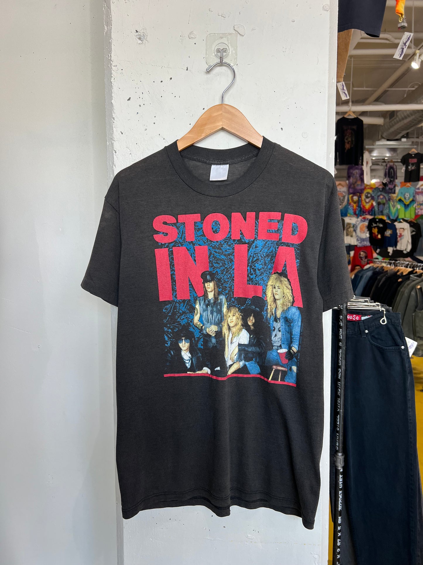 Vintage 80s Guns N’ Roses Stoned In LA Tee