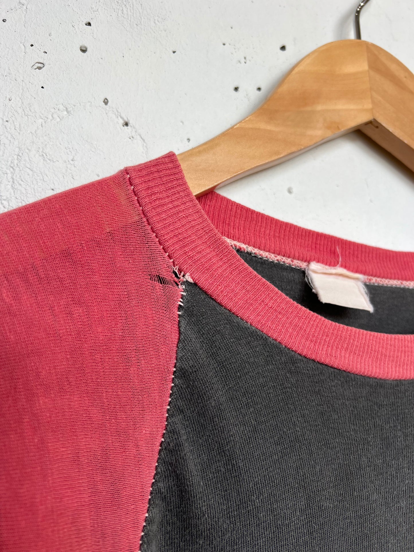 Vintage 80s Rush Parking Lot Bootleg Concert Raglan Tee