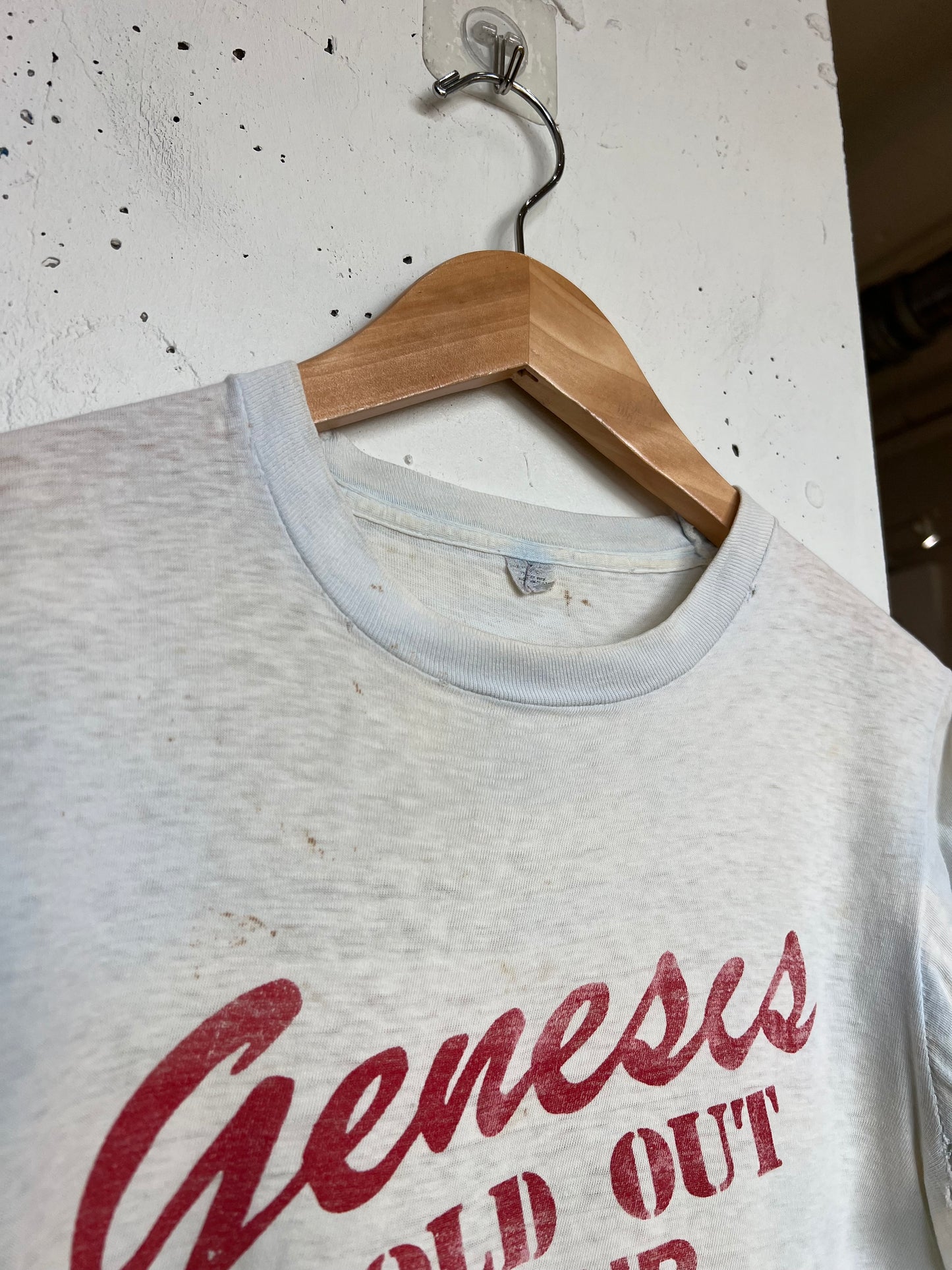 Vintage 80s Genesis Thrashed Tie Dye Tour Tee