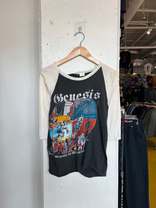 Vintage 1981 Genesis Thrashed Parking Lot Bootleg Tour Tee