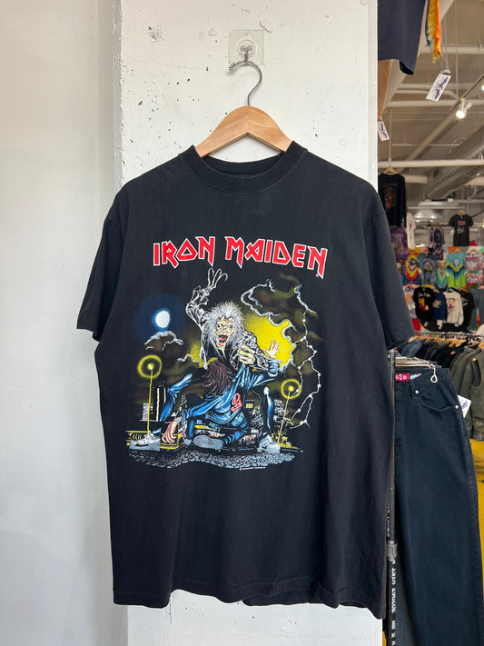 Vintage 1990 Iron Maiden “No Prayer On The Road” Tour Tee