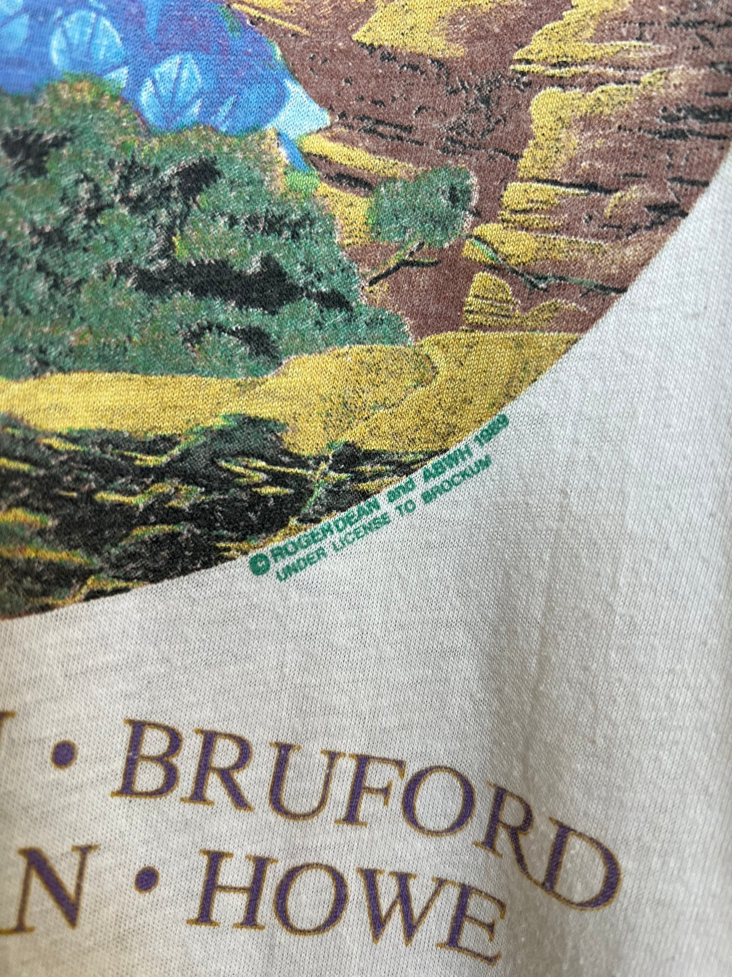 Vintage 1989 Anderson Bruford Wakeman Howe Tee