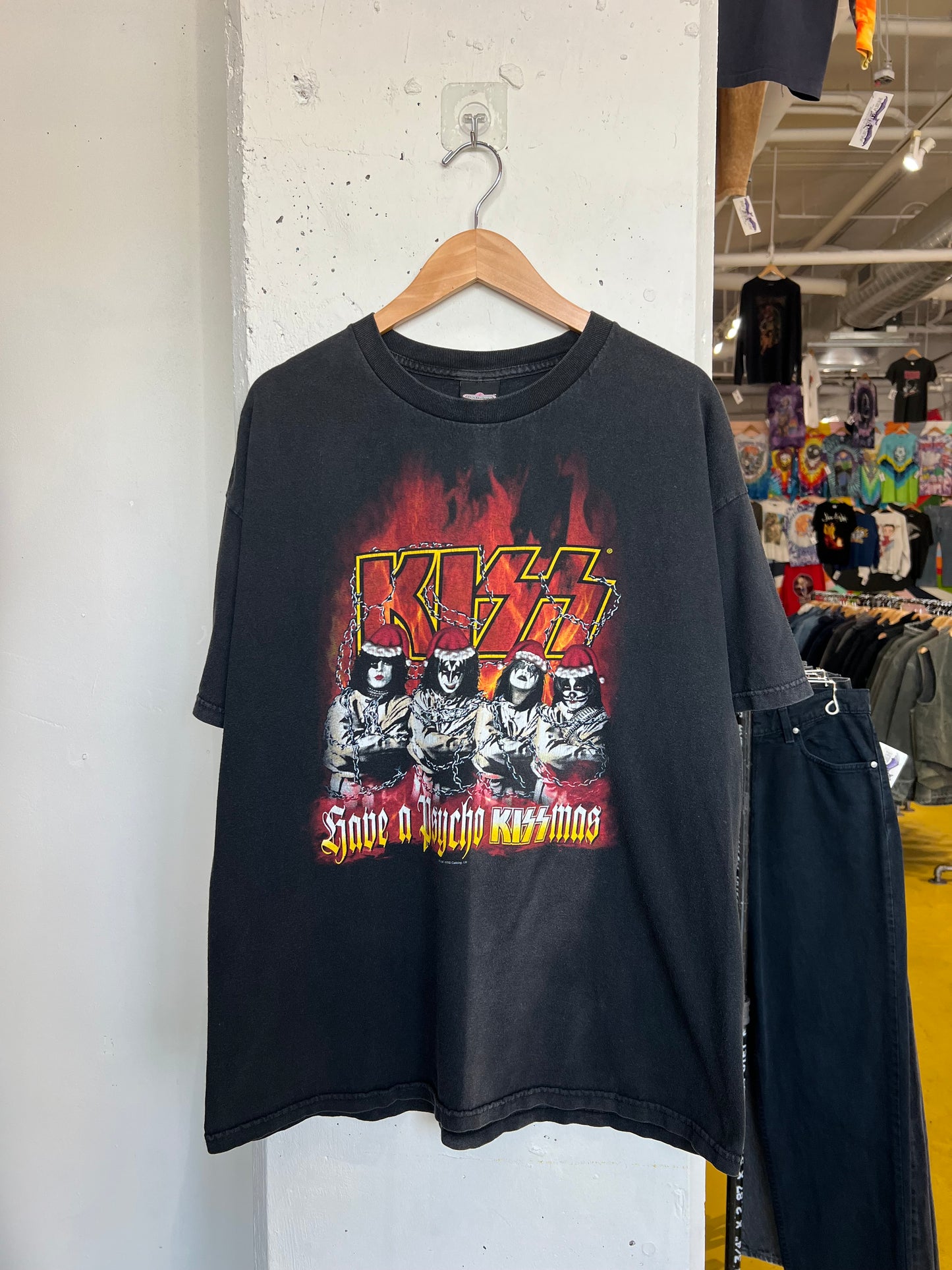 Vintage 2001 KISS “Psycho KISSmas” Tee