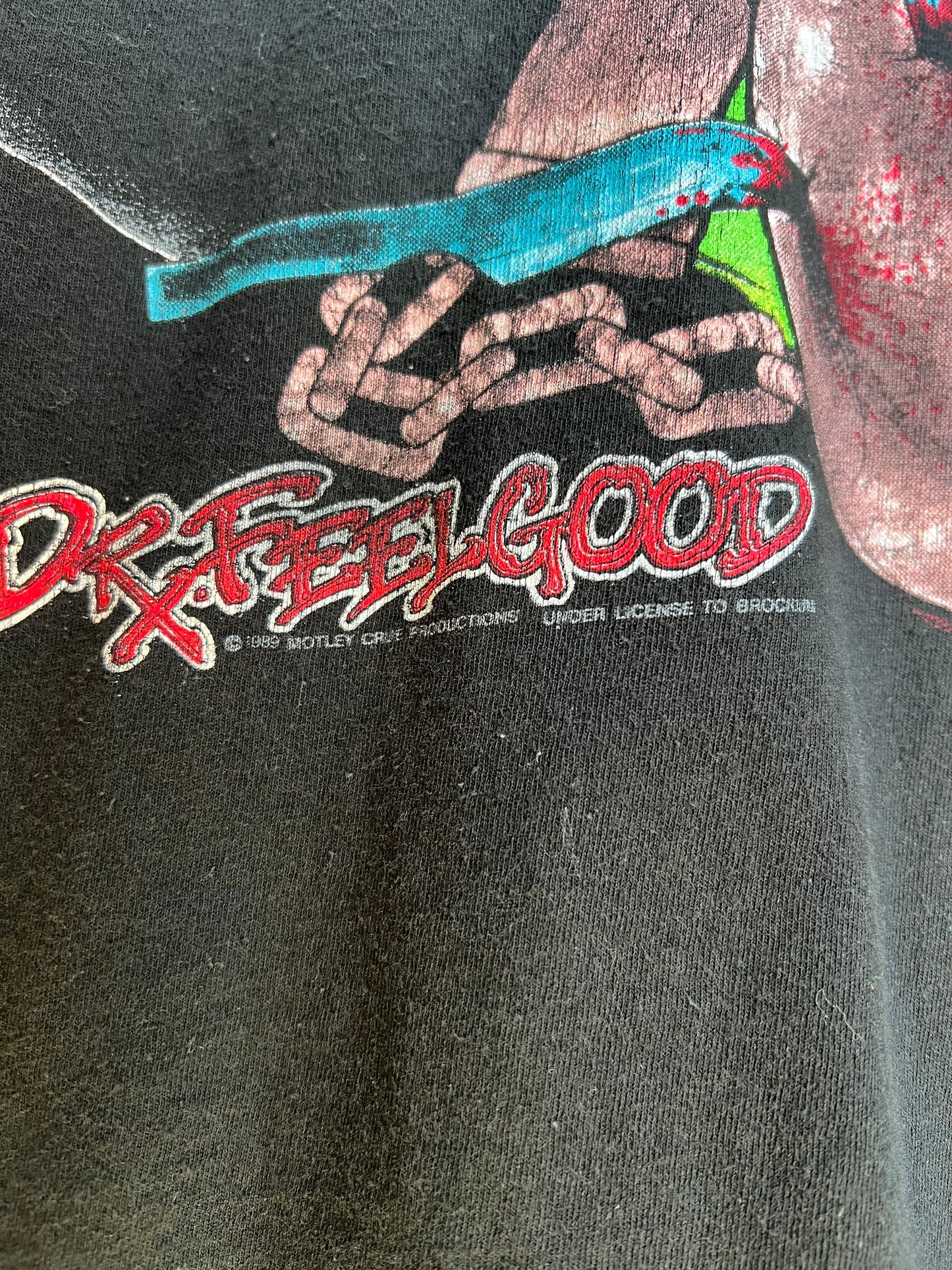 Vintage 1989 Motley Crue Pushead Tee