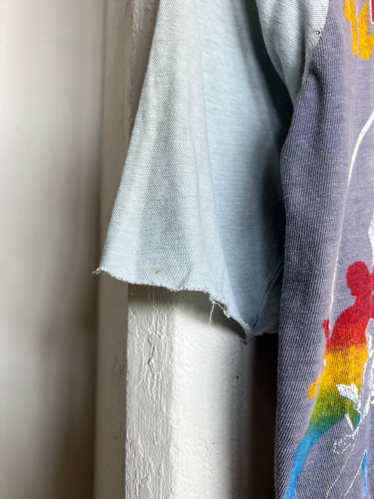 Vintage The Cars Thrashed Parking Lot Bootleg Raglan Tee