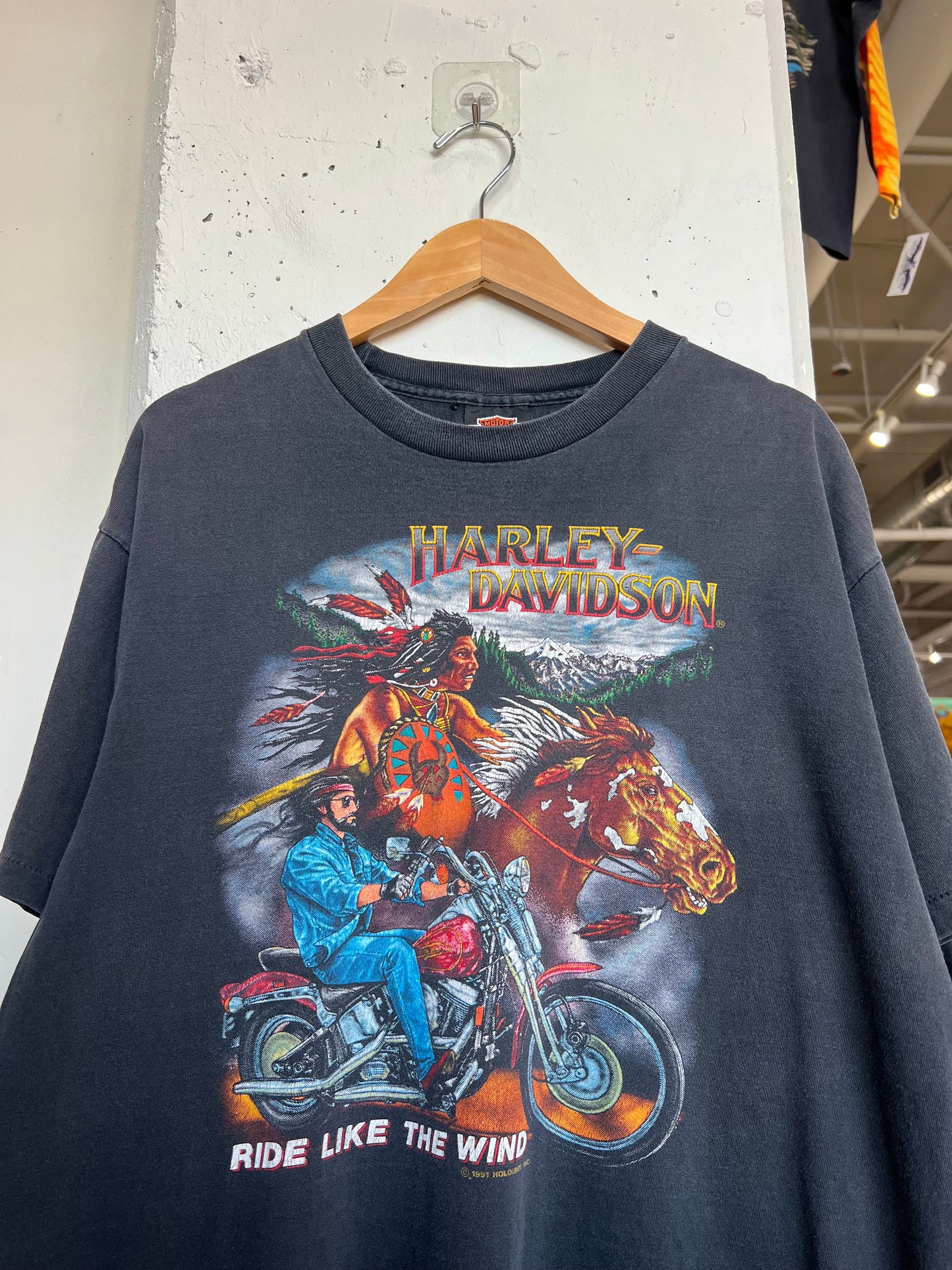Vintage 90s Odessa Harley Davidson Tee