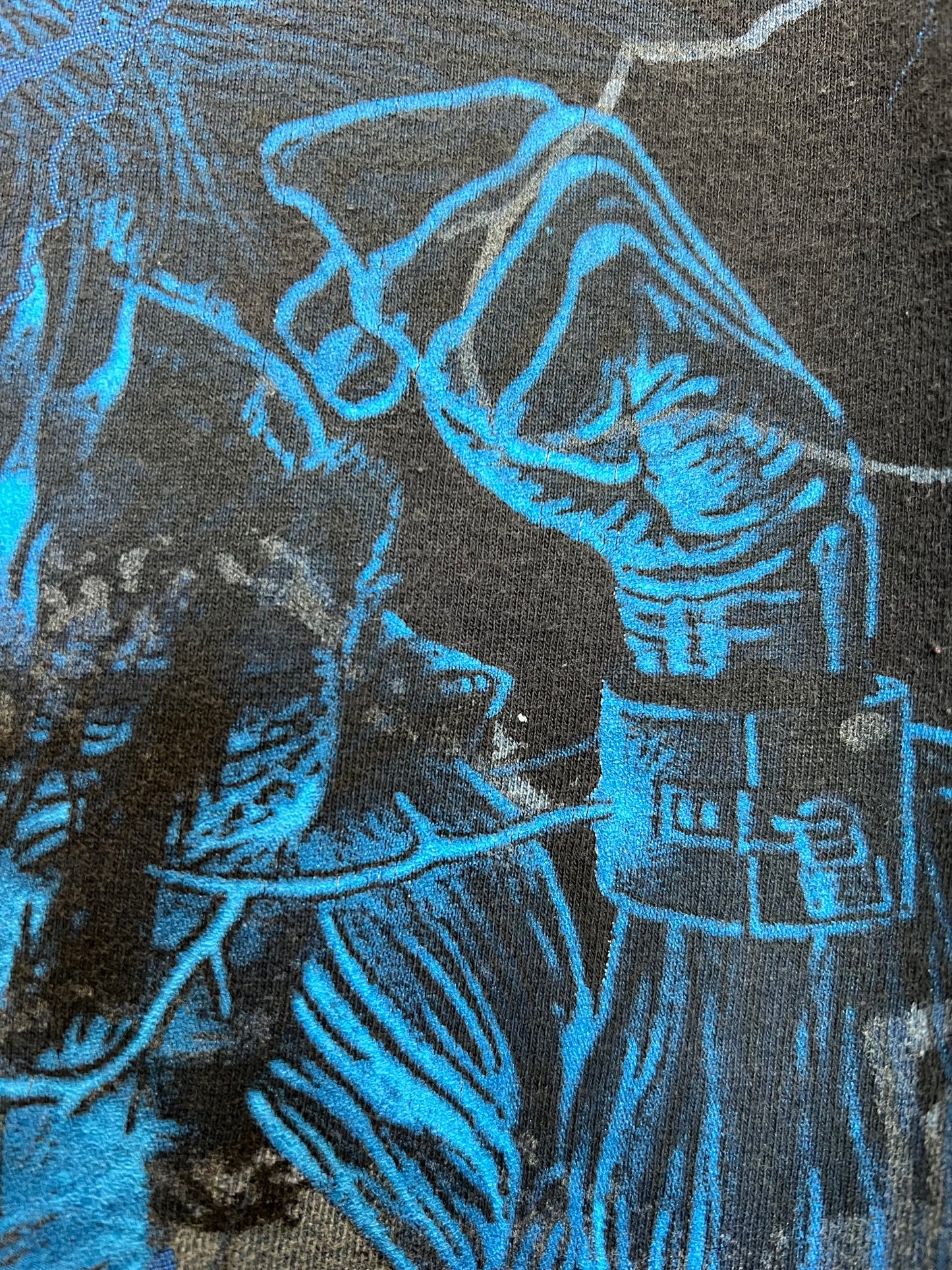 Vintage 2000s Iron Maiden All Over Print Tee