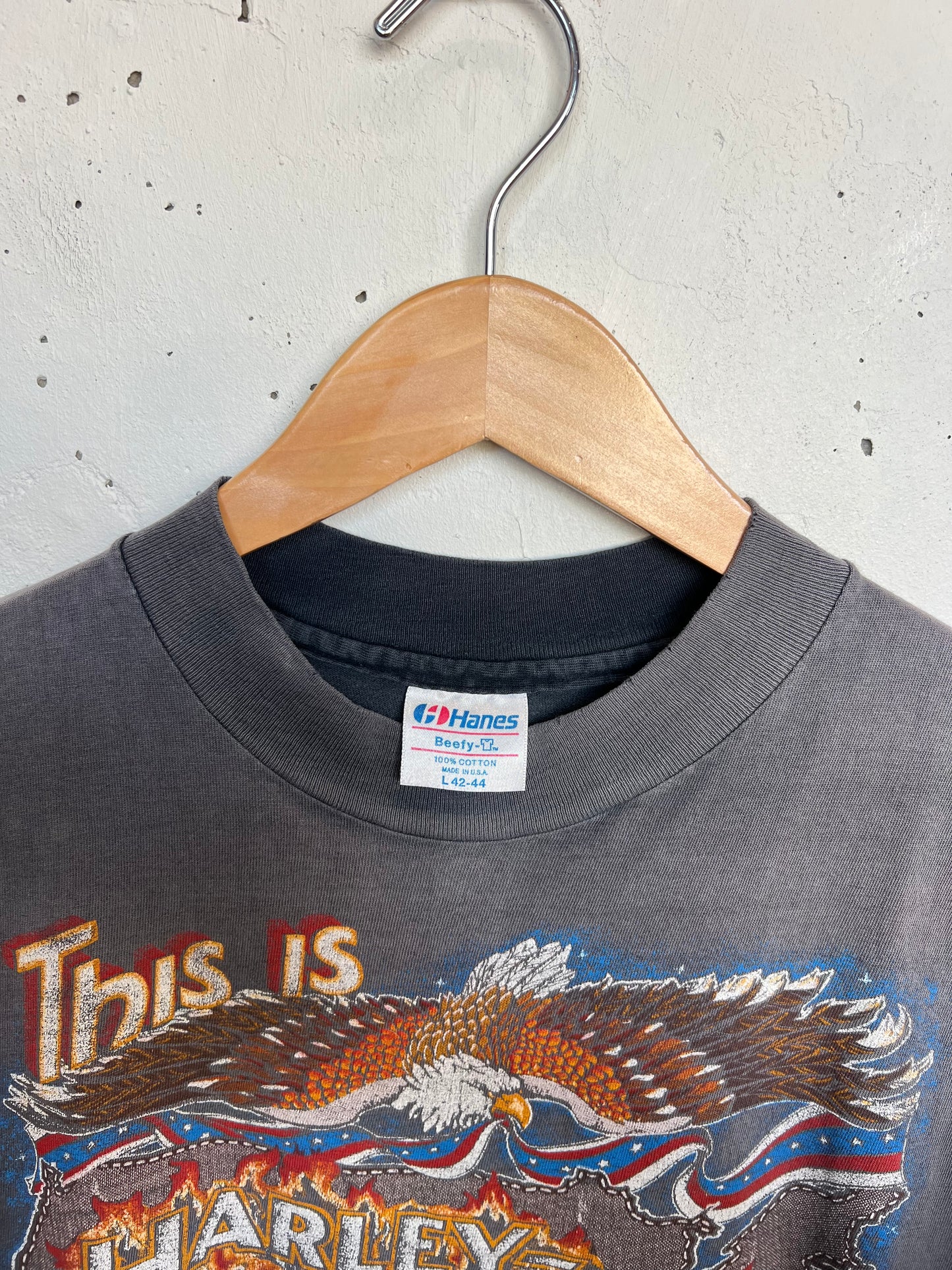 Vintage 80s Springfield Harley Davidson Cut Off Tee