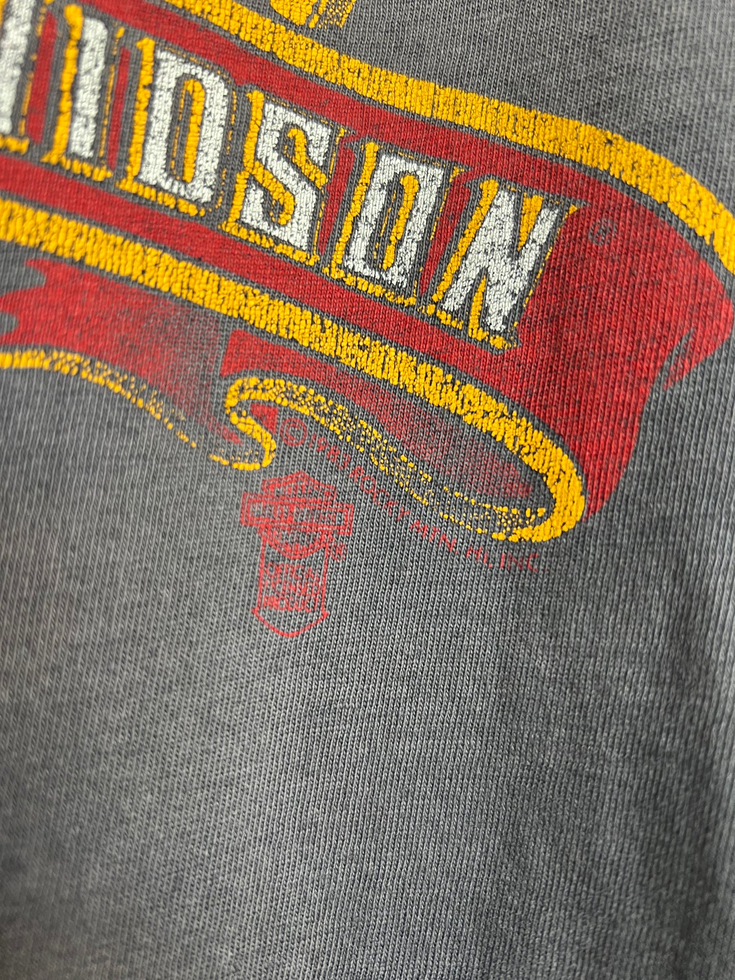 Vintage 80s San Diego Harley Davidson Cut Off Tee