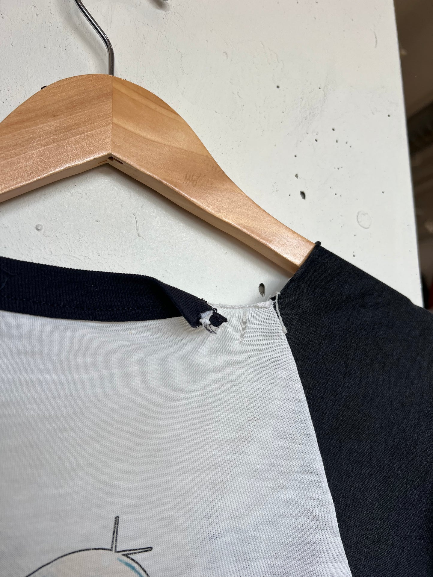 Vintage 1985 Deep Purple Thrashed Cut Off Tour Tee