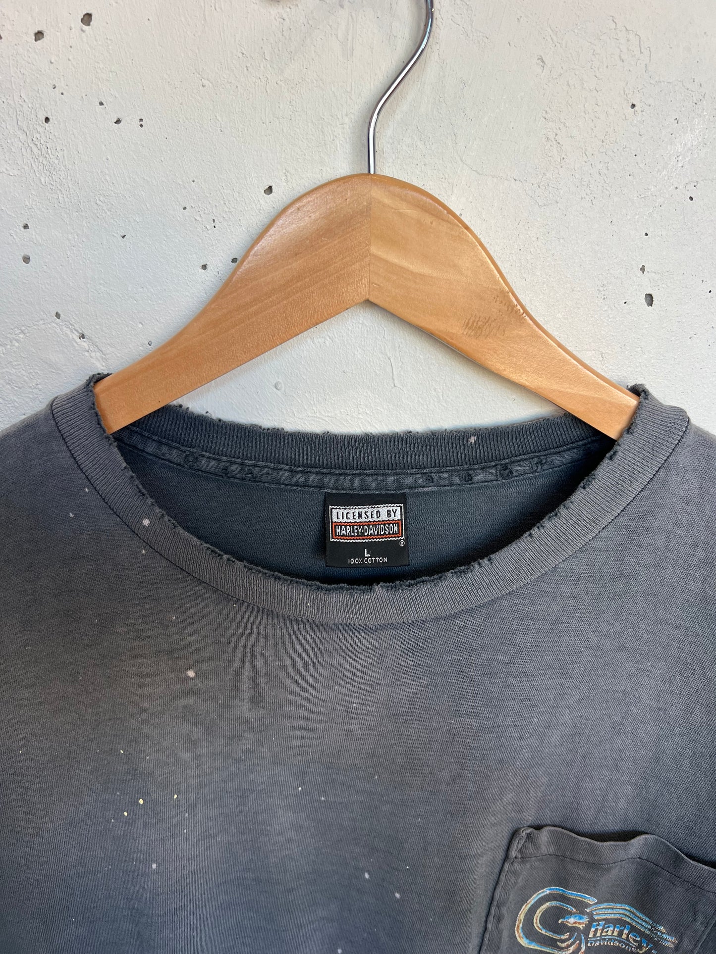 Vintage 90s Harley Davidson Rules Faded Tee