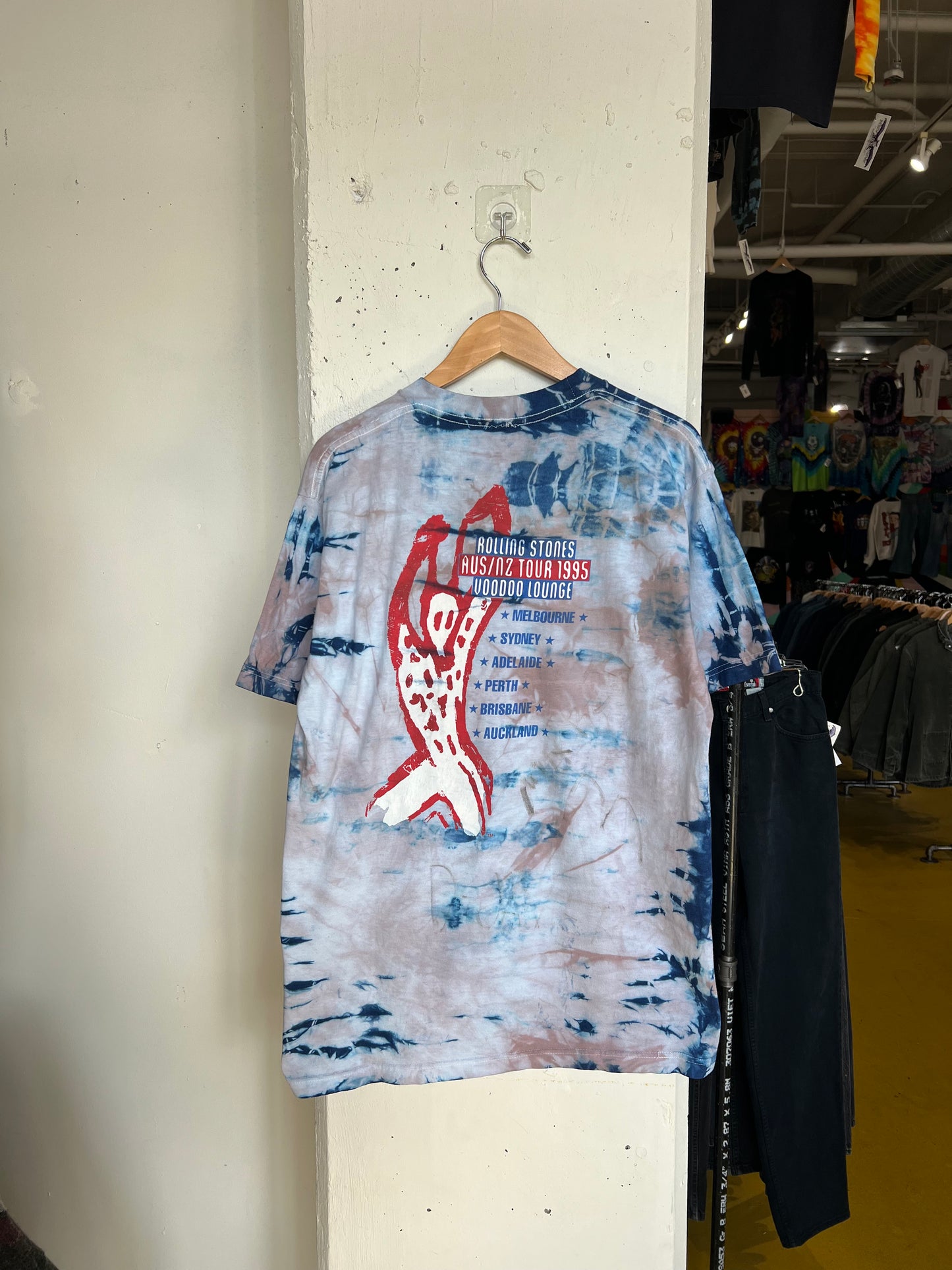 Vintage 1995 Australia/NZ Rolling Stones Voodoo Lounge Tour Tee