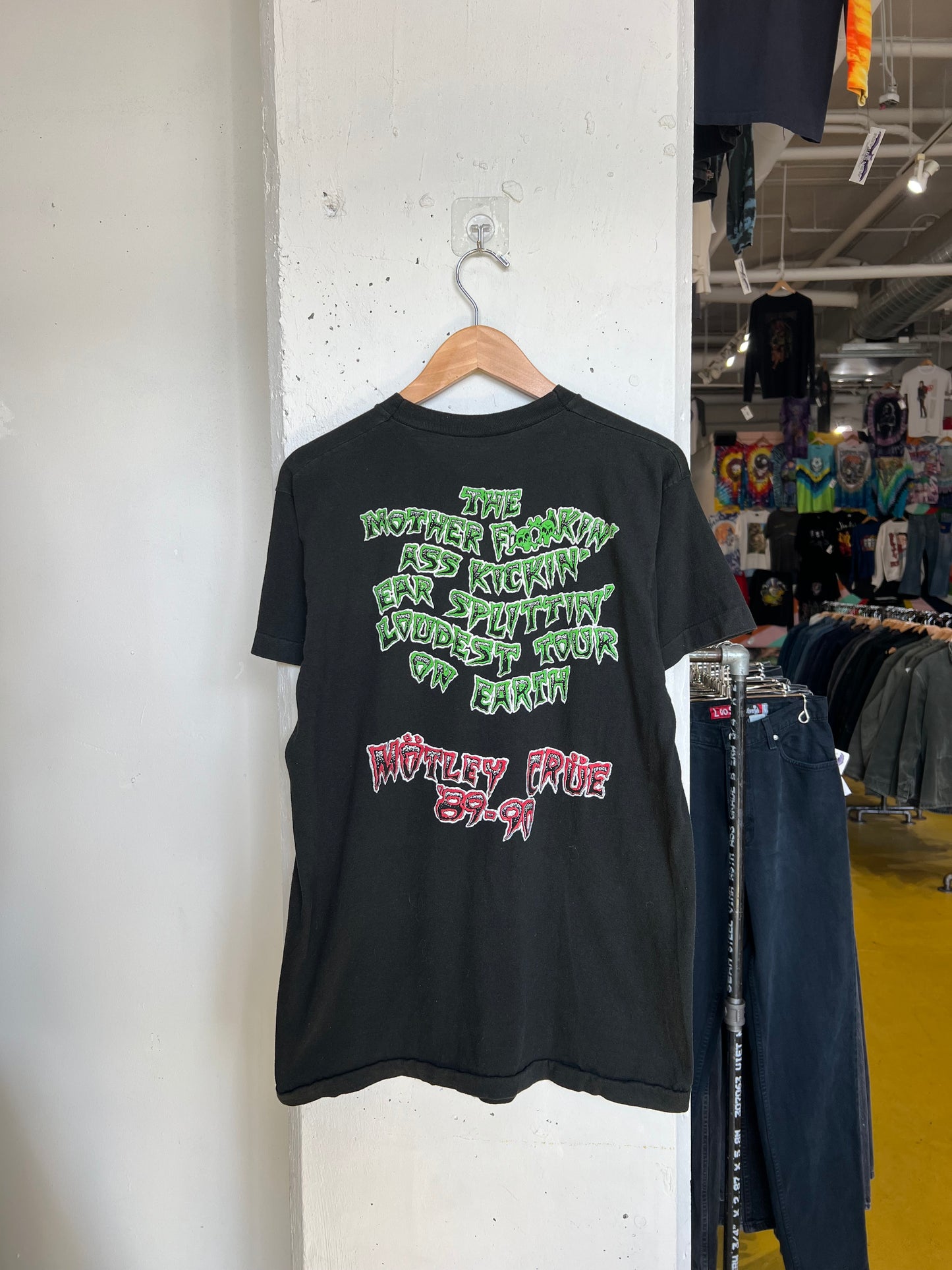 Vintage 1989 Motley Crue Pushead Tee