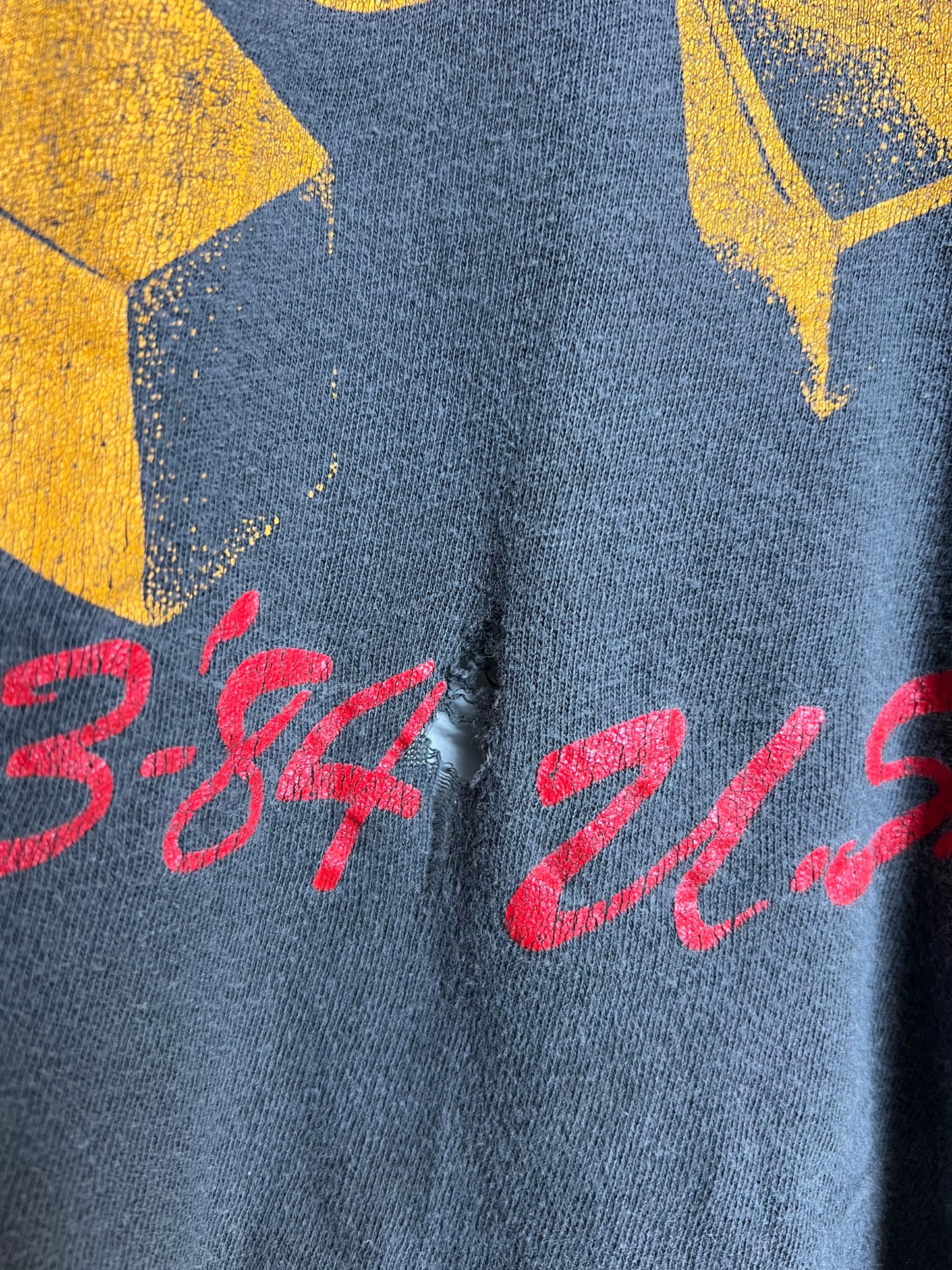 Vintage 1983-84 Genesis U.S Tour Raglan Tee