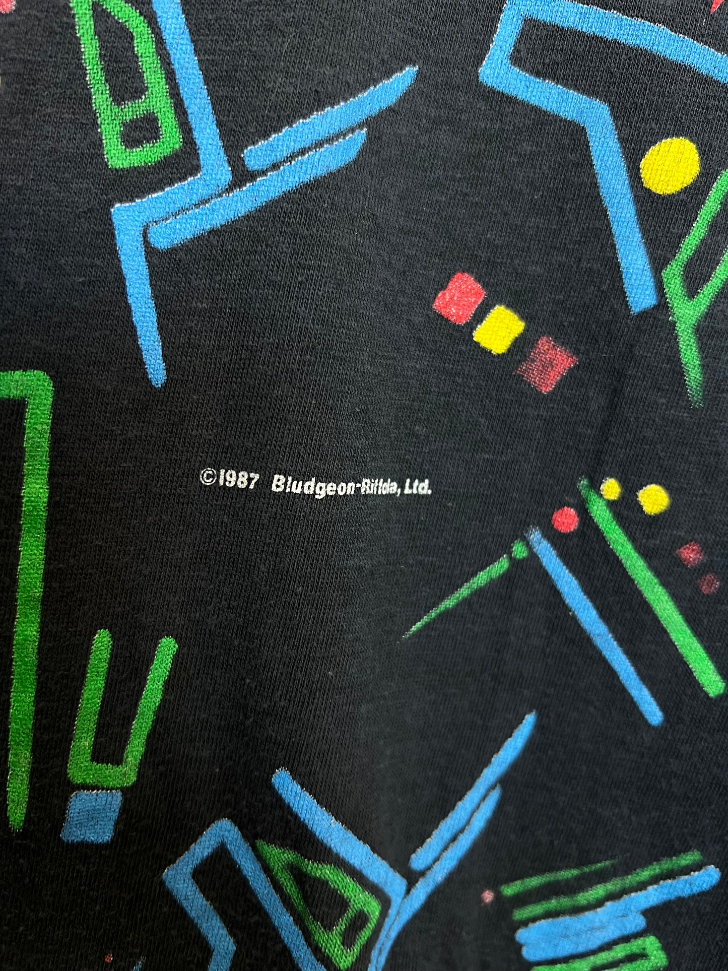 Vintage 1987 Def Leppard All Over Print Tee