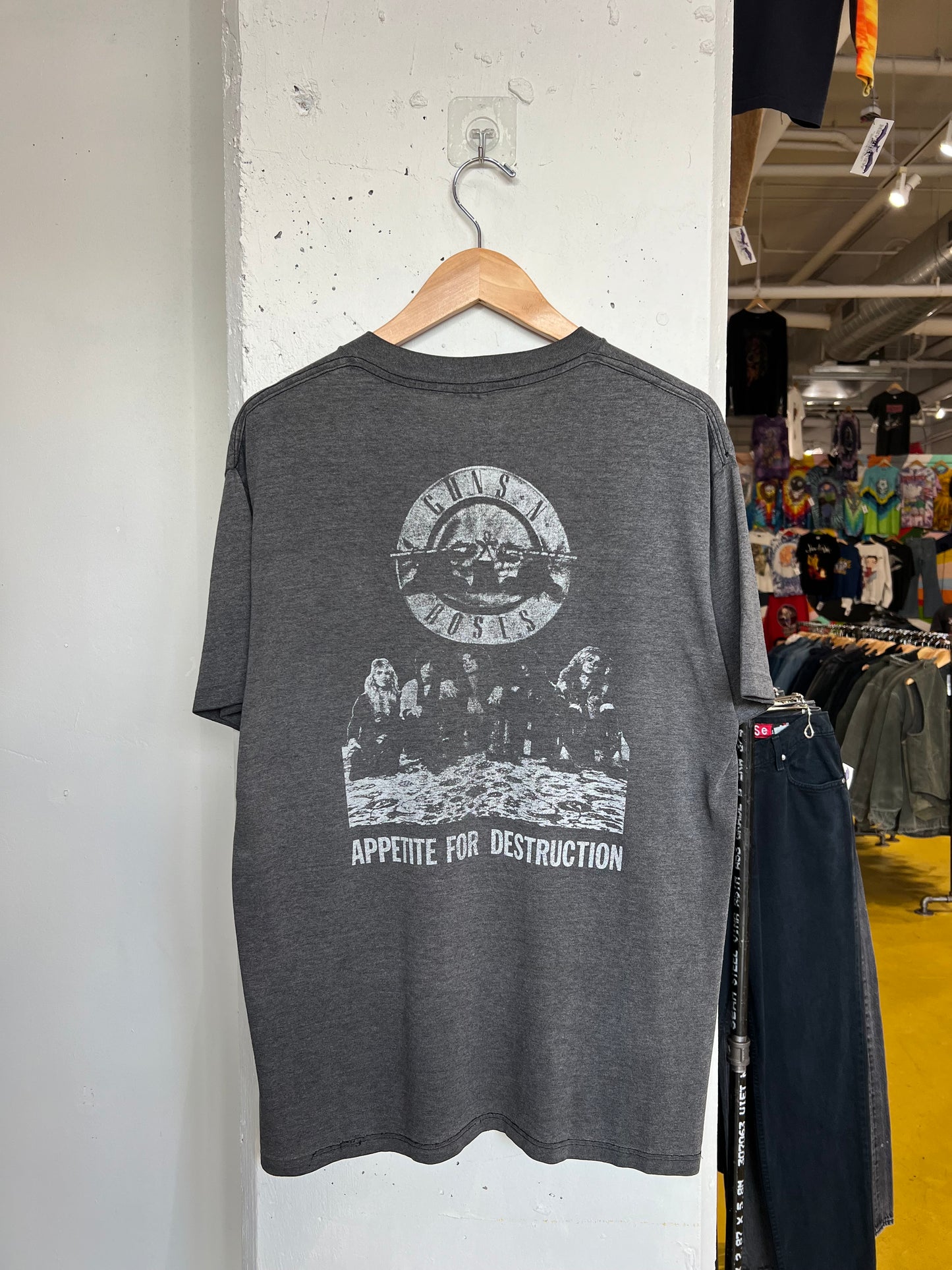 Vintage Guns N’ Roses “Appetite For Destruction” Tee Paper Thin Faded Tee