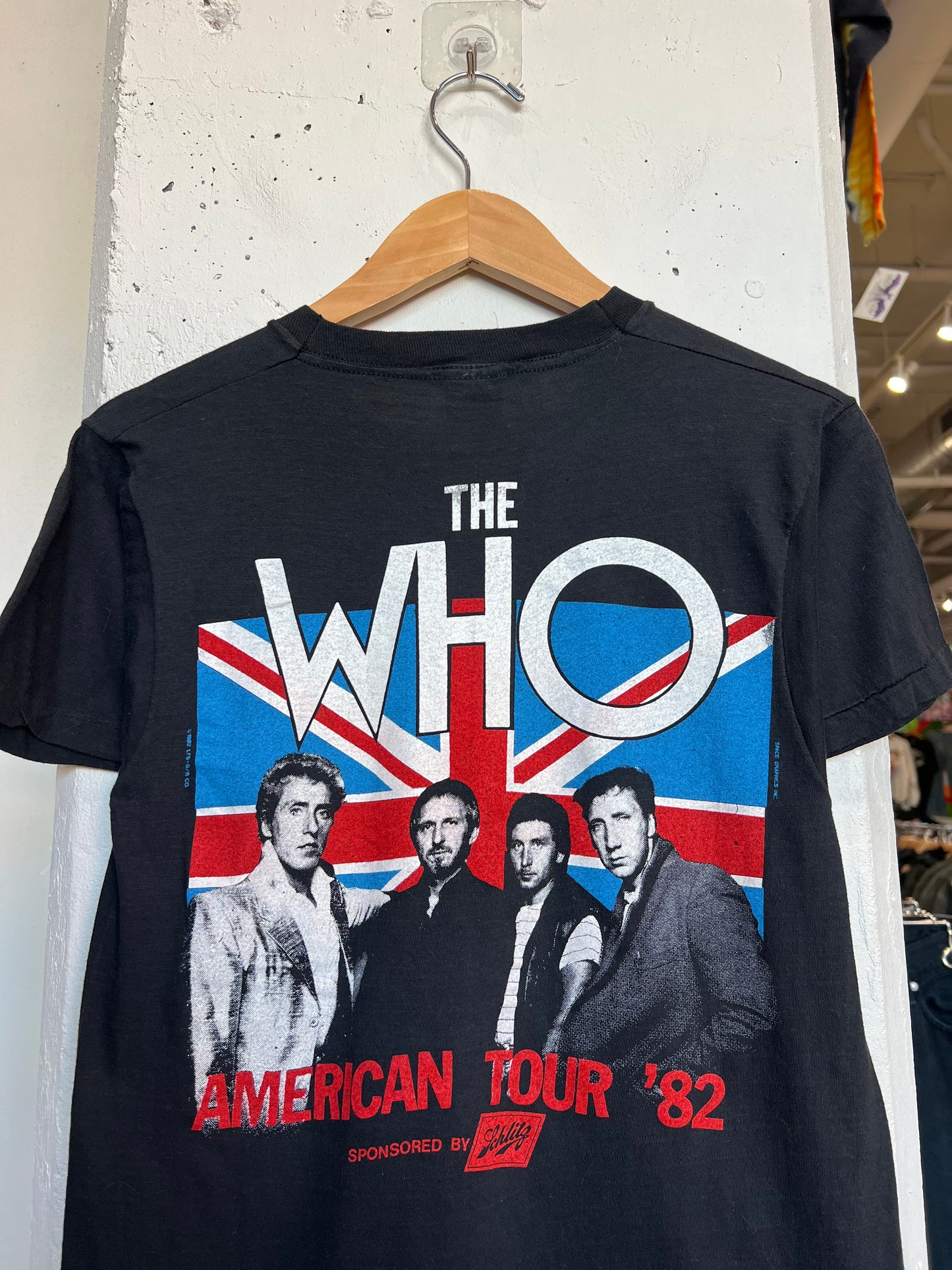 Vintage 1982 The Who Tour Tee