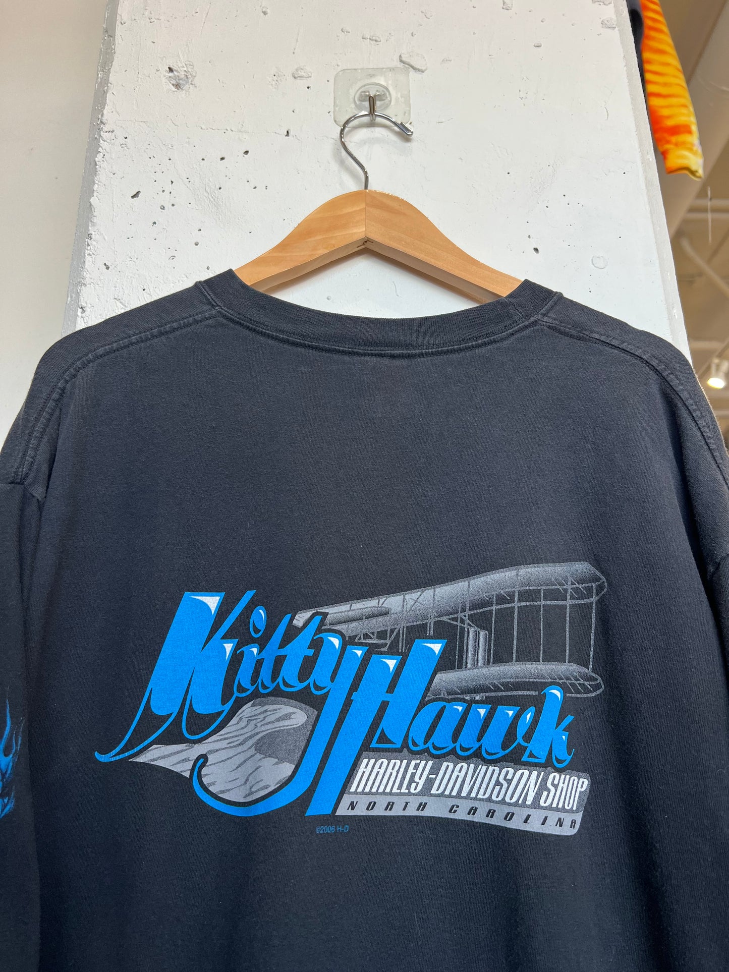 Vintage 2006 Harley Davidson Clown Flame Longlseeve T shirt