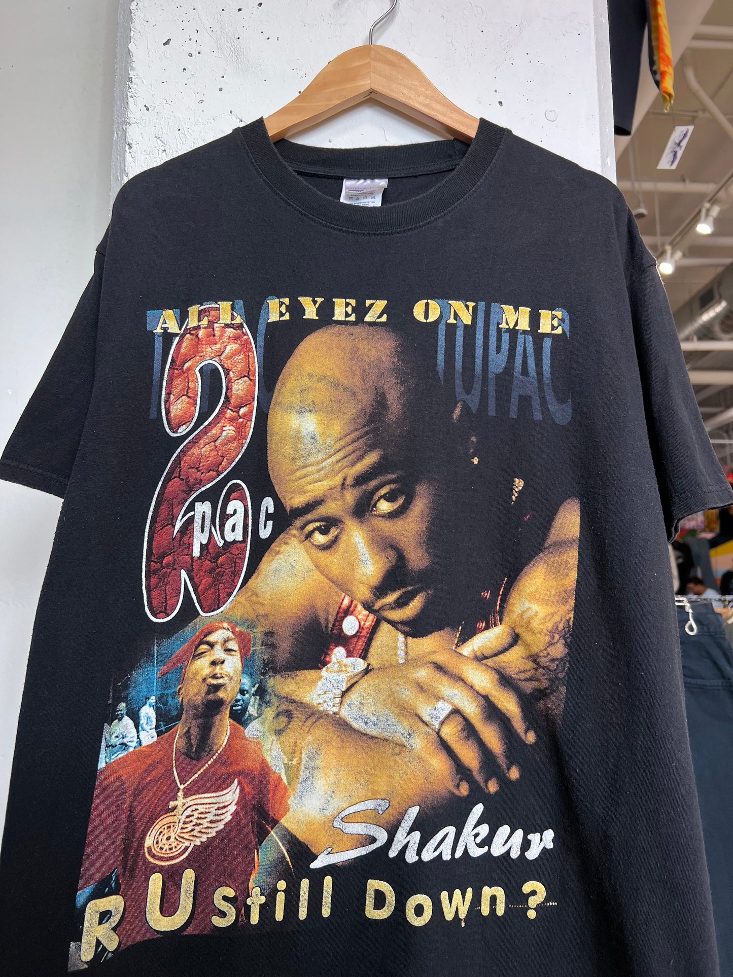 Vintage 90s 2pac Tupac “ All Eyez On Me” Rap Tee