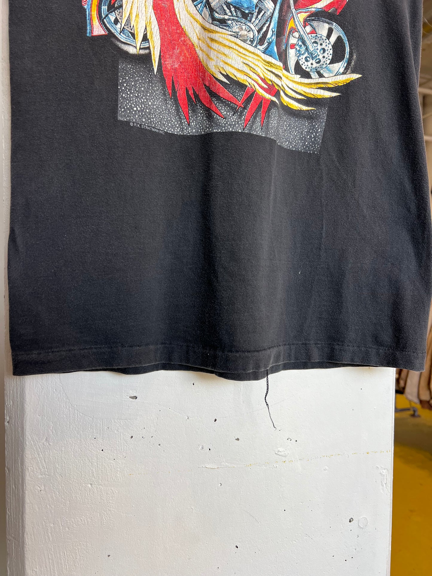 Vintage 90s Morristown Harley Davidson Cut Off Tee