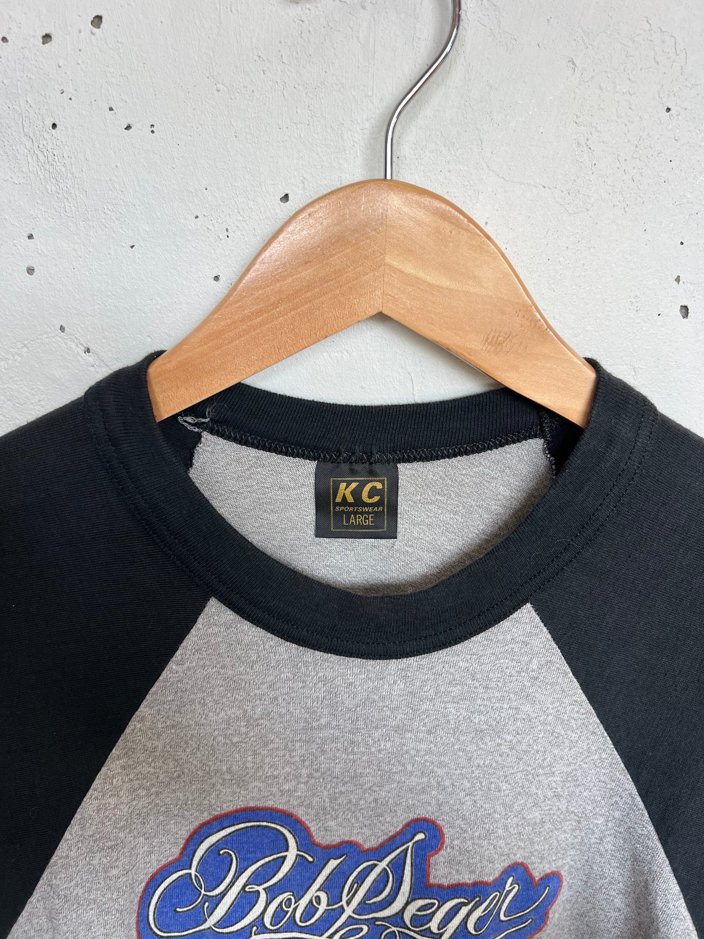 Vintage 80s Bob Seger & The Silver Bullet Band Raglan Tee