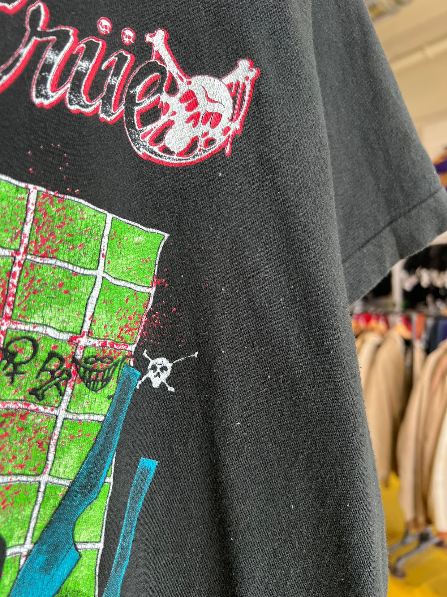 Vintage 1989 Motley Crue Pushead Tee