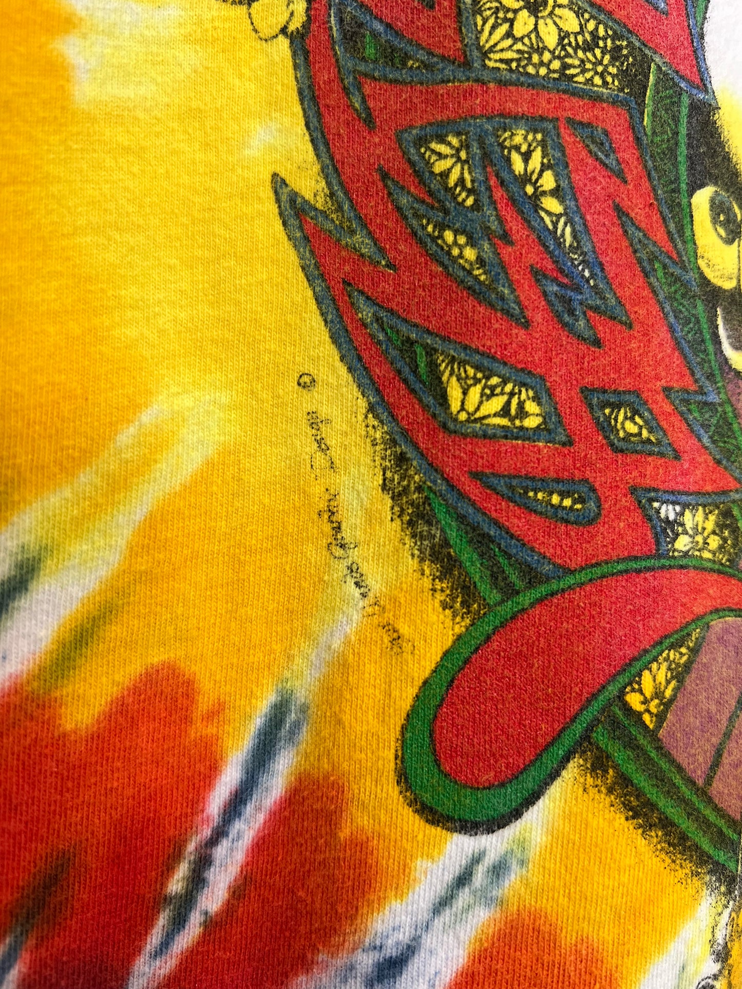 Vintage 90’s Skull Tie Dye Tee