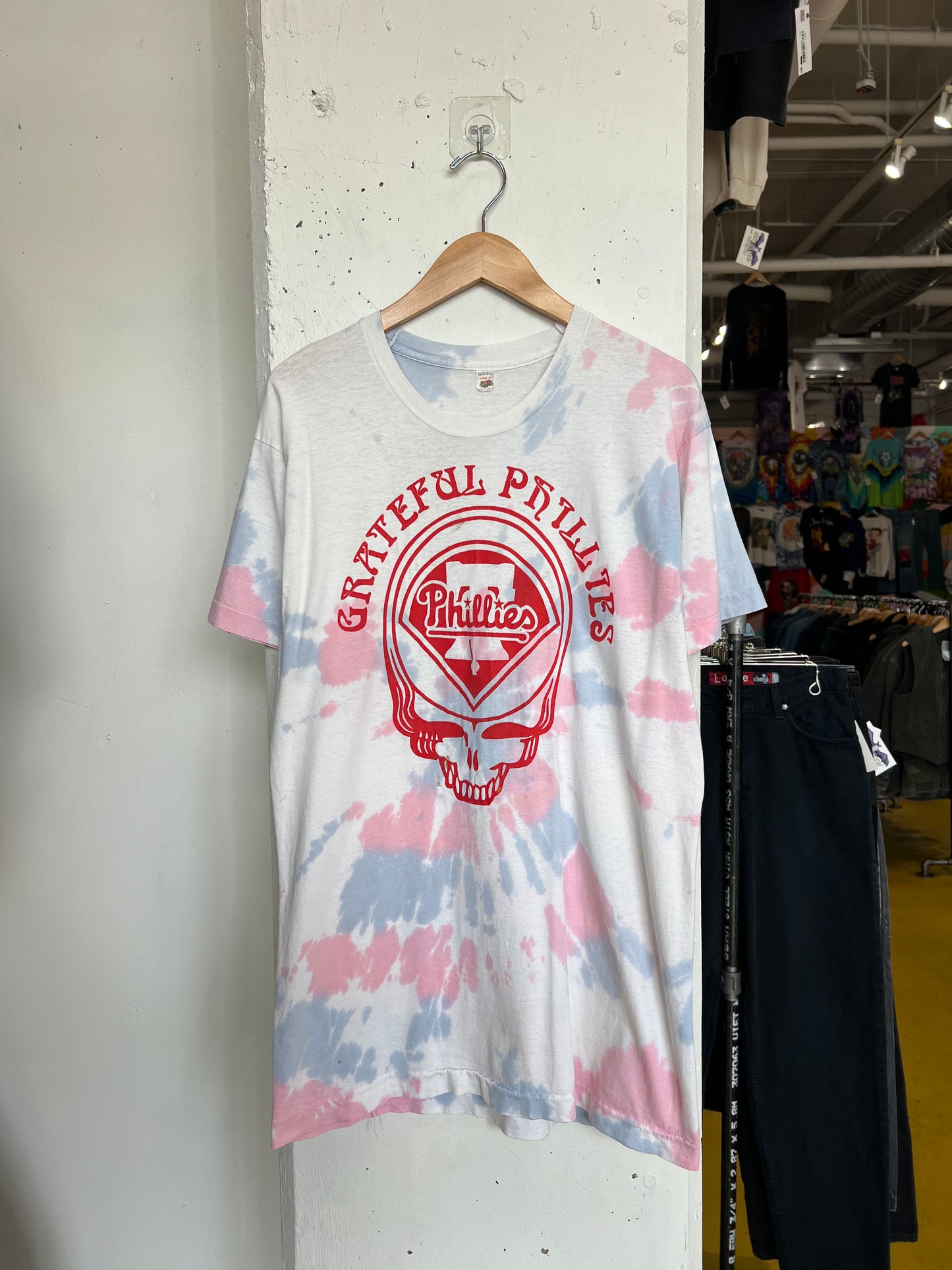 Vintage 80’s Grateful Dead Fall Tour Tie Dye Tee