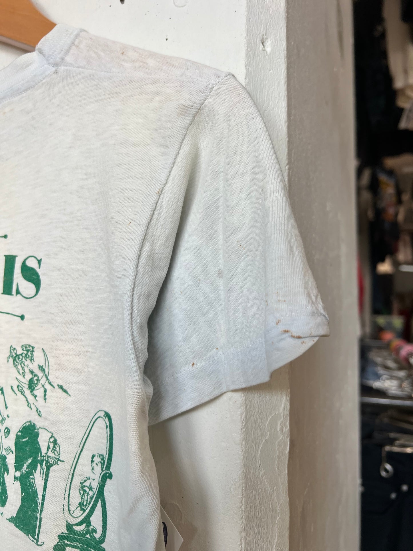 Vintage 80s Genesis Thrashed Tie Dye Tour Tee