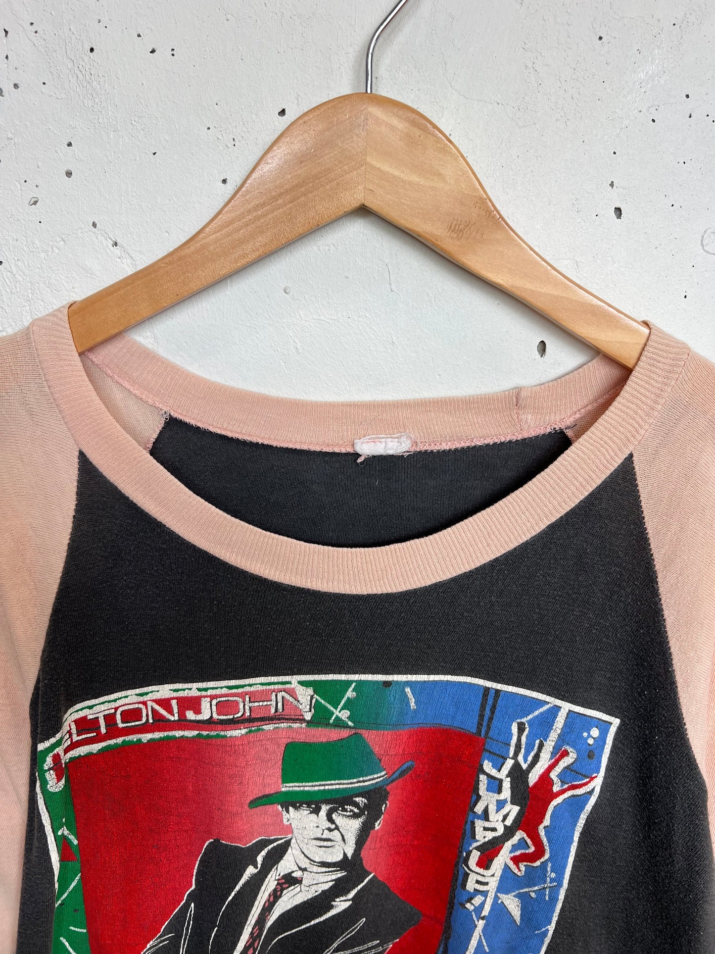 Vintage Elton John 1982 Tour Raglan Tee