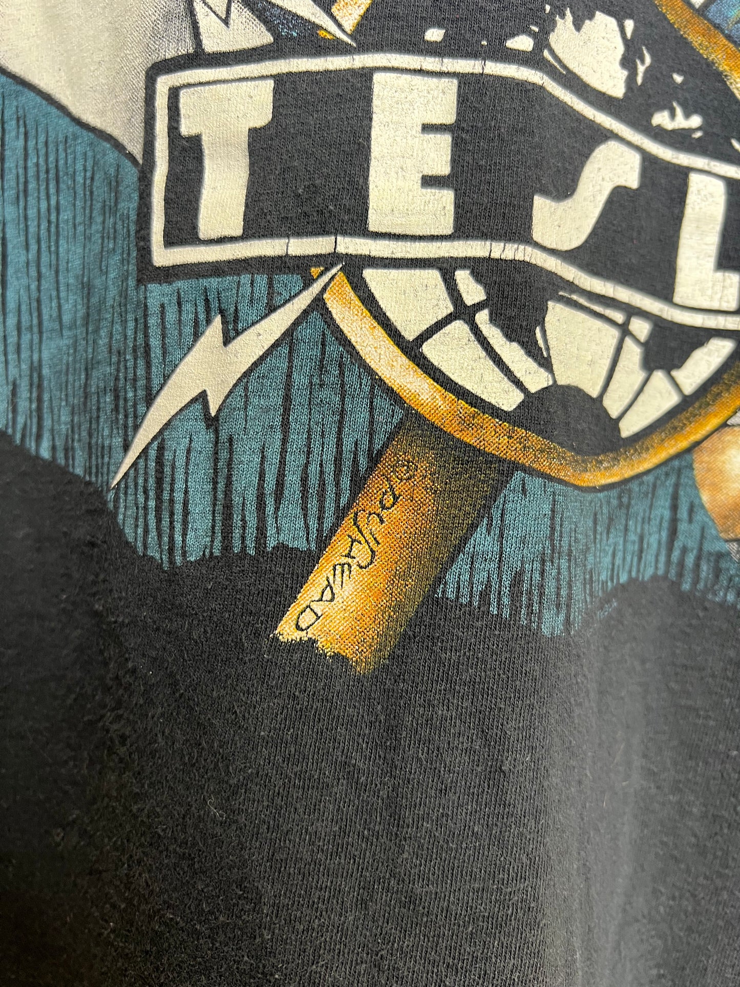 Vintage Tesla Pushead Band Tee