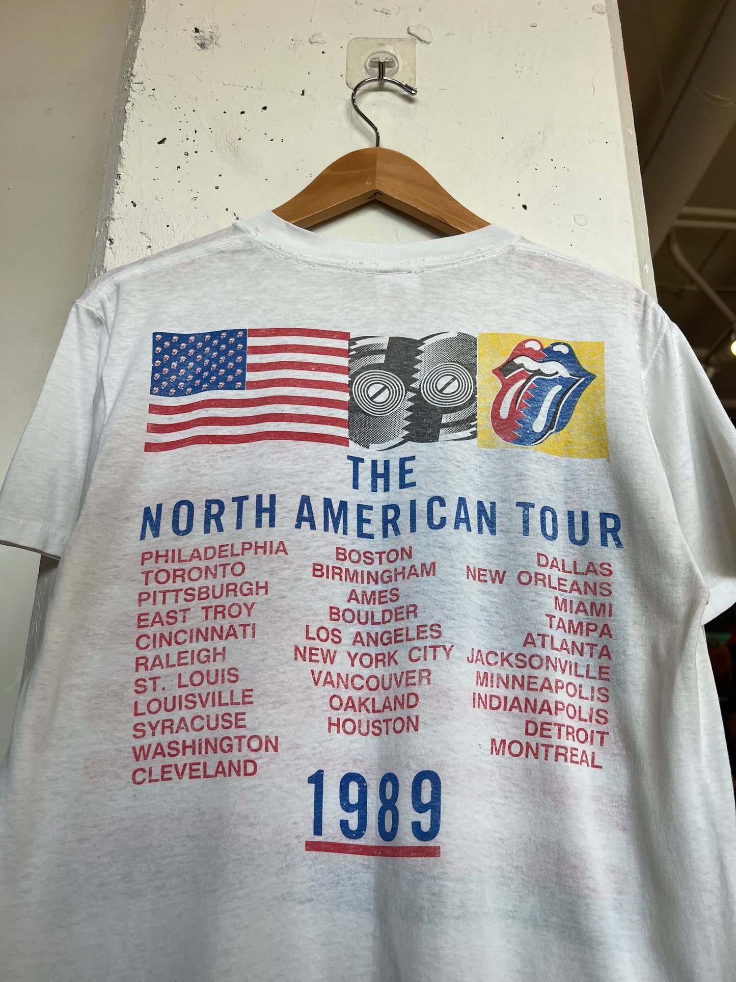 Vintage 1989 The Rolling Stones “Steel Wheels” Tour Tee