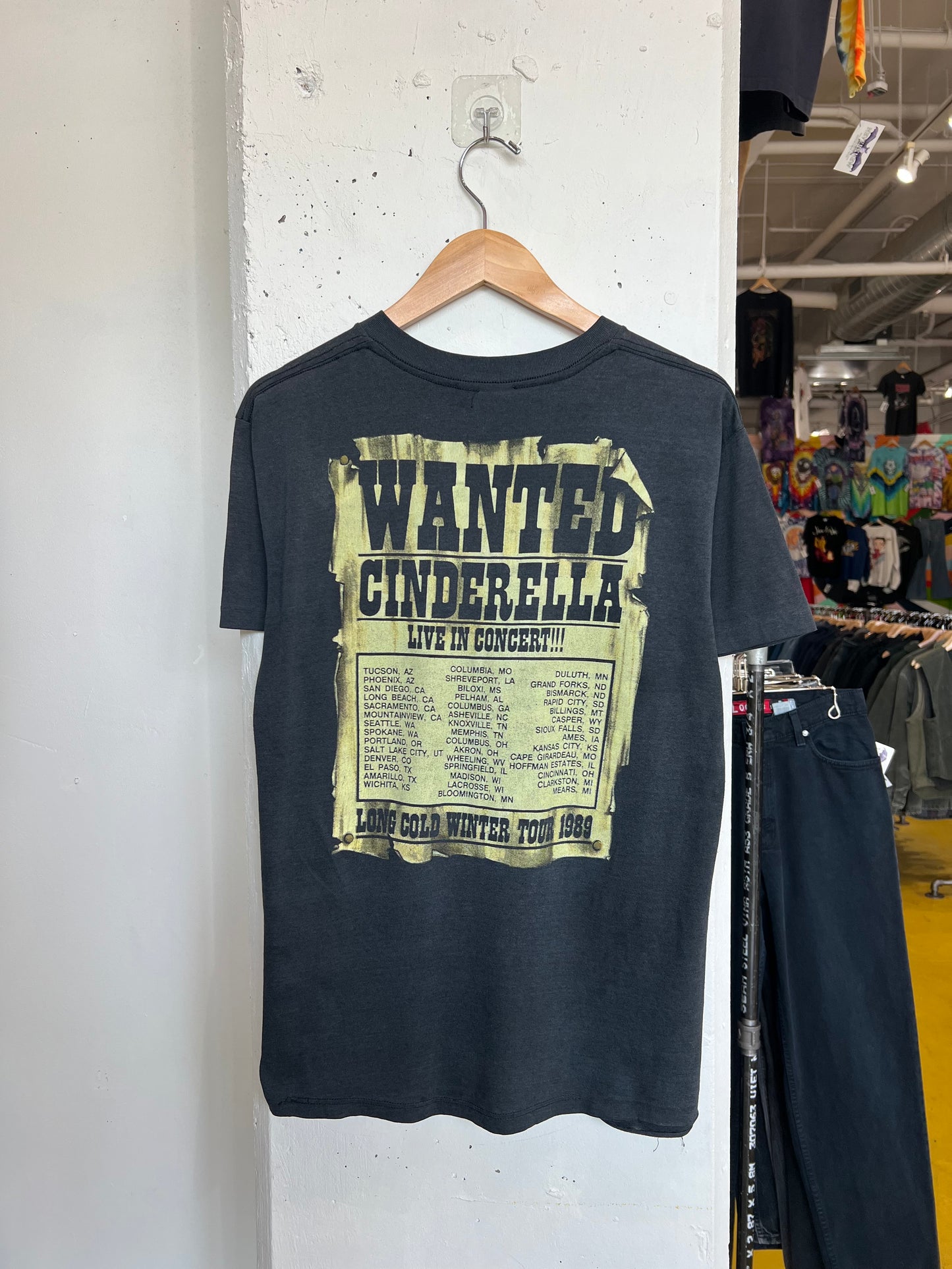 Vintage 1989 Cinderella Tour Tee