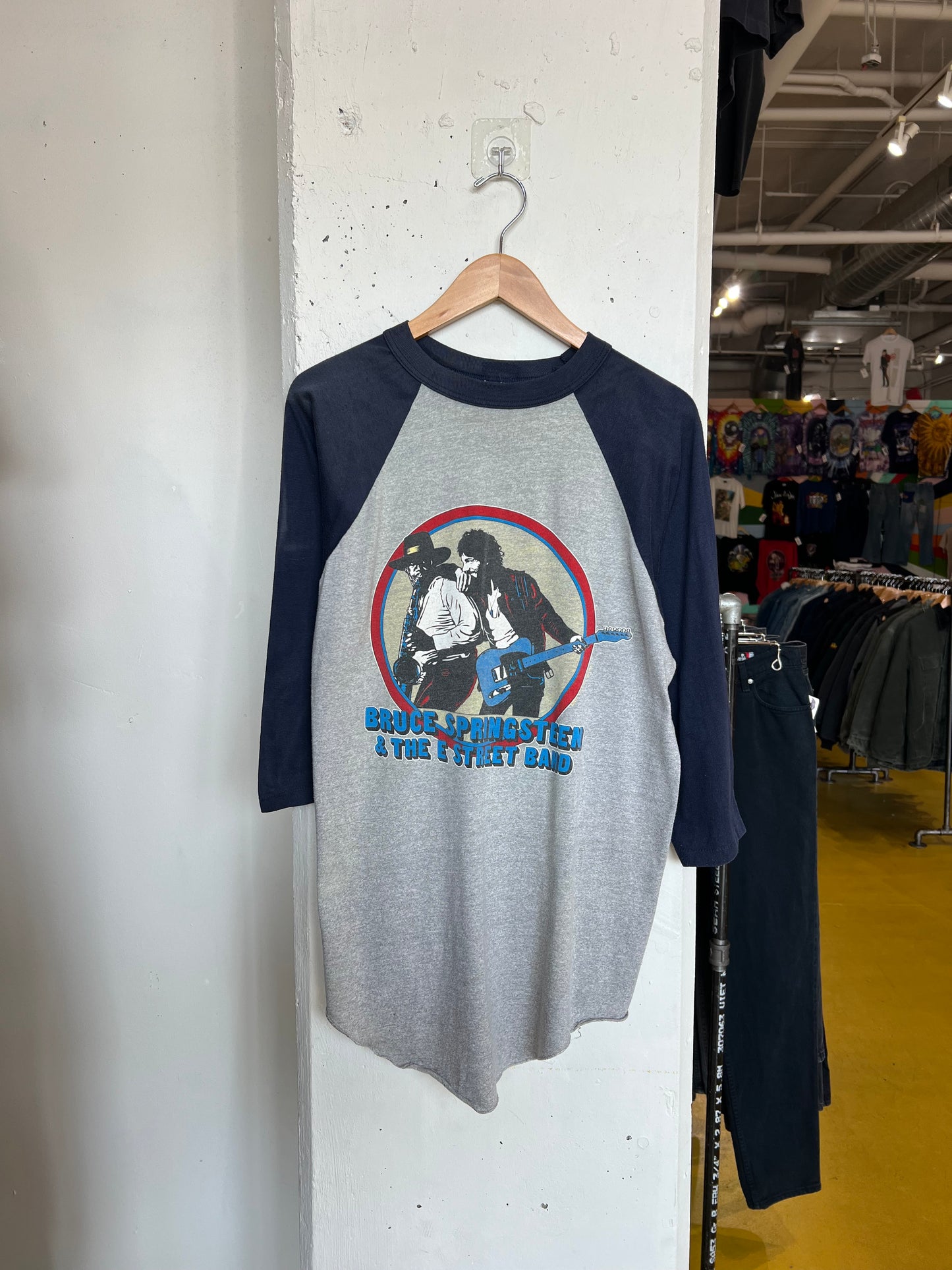Vintage Bruce Springsteen & The E Street Band Raglan Tee