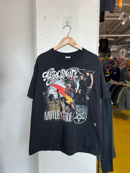 Vintage 2006 Aerosmith Motley Crue Tee