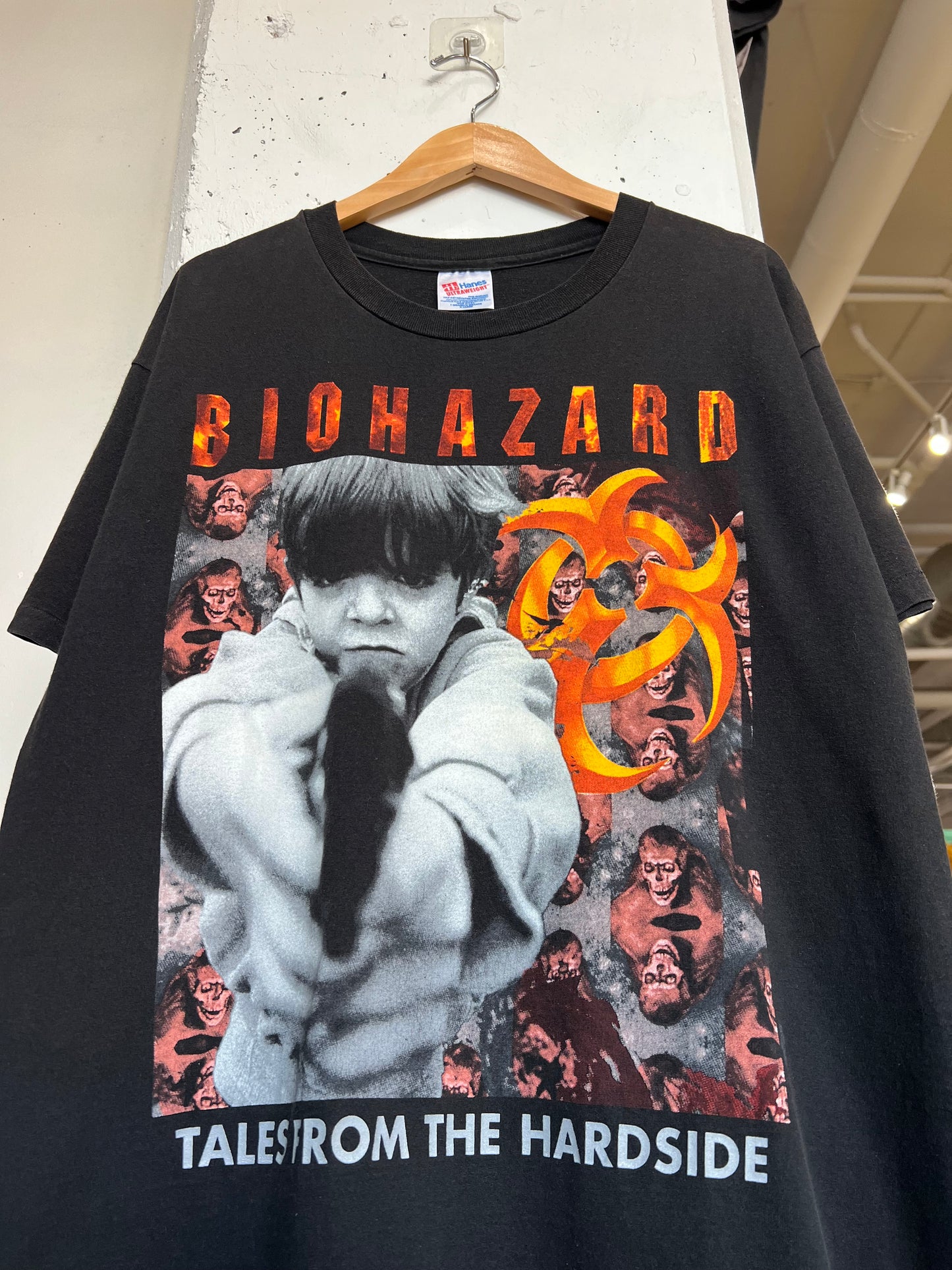 Vintage 1994 Biohazard “Tales From The Hardside” Tee