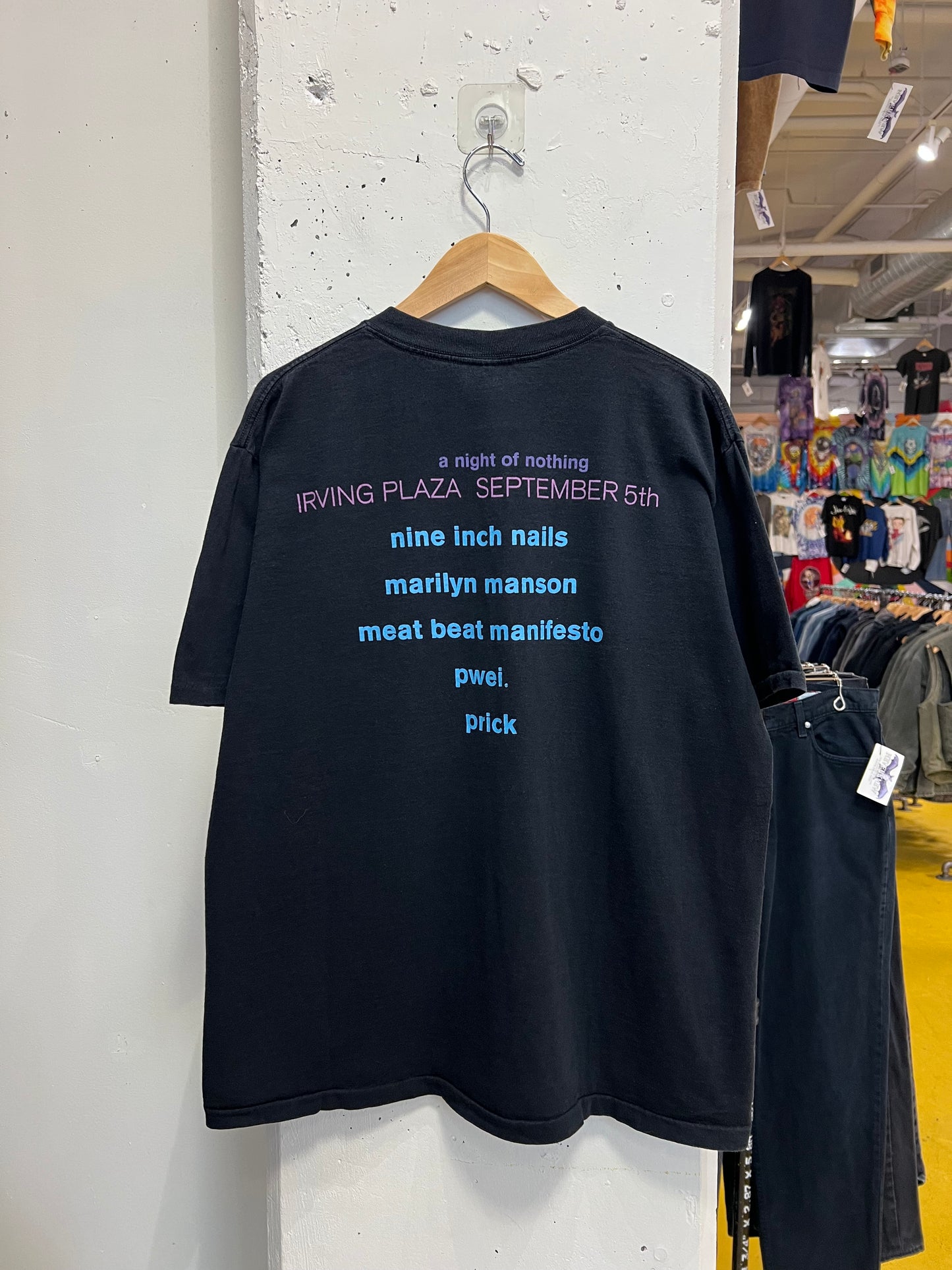 Vintage Nothing 96 Tee Nine inch nails Marilyn Manson